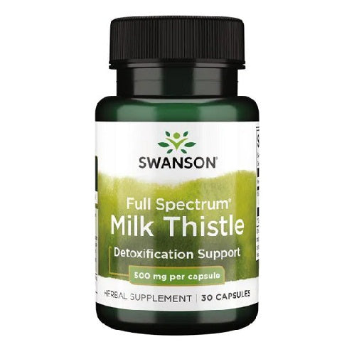 Swanson Milk Thistle 500mg (30 Kapseln)