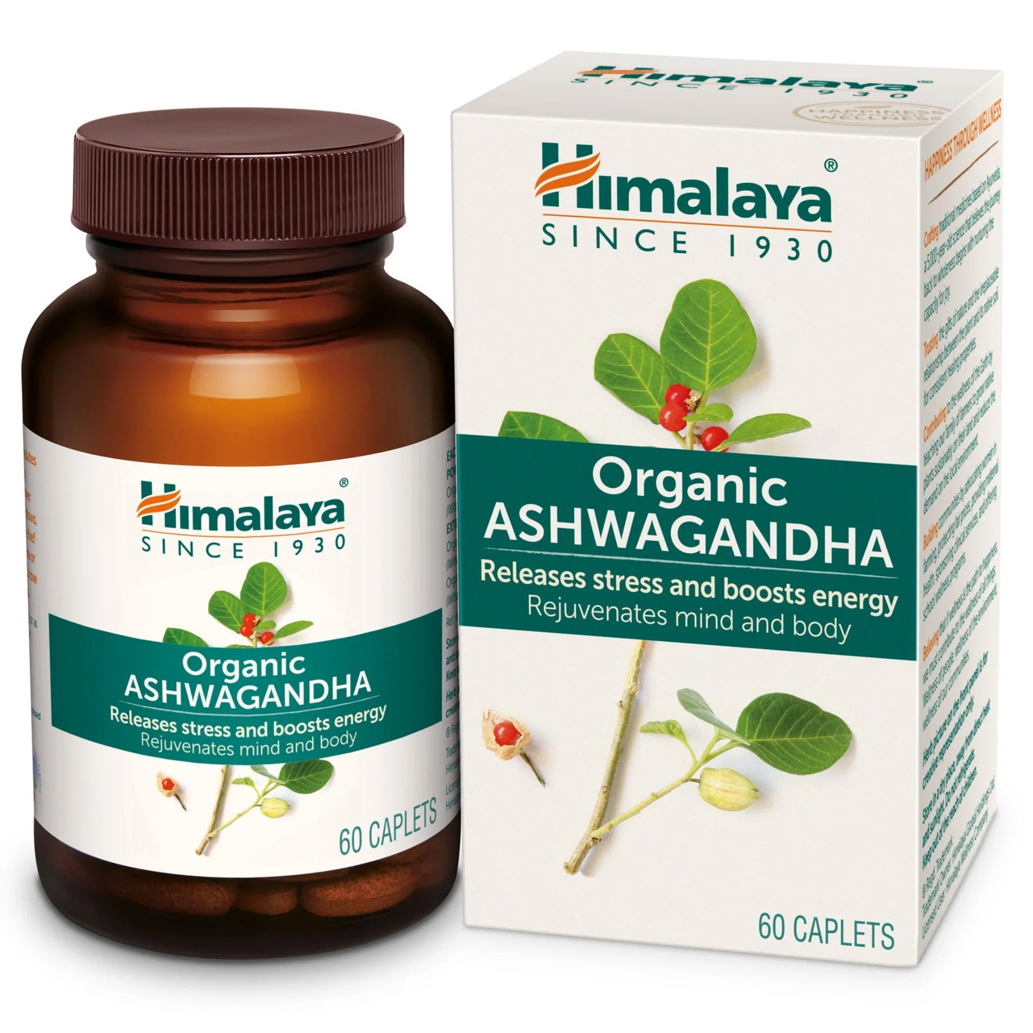 Himalaya Organic Ashwagandha (60 Kapseln)