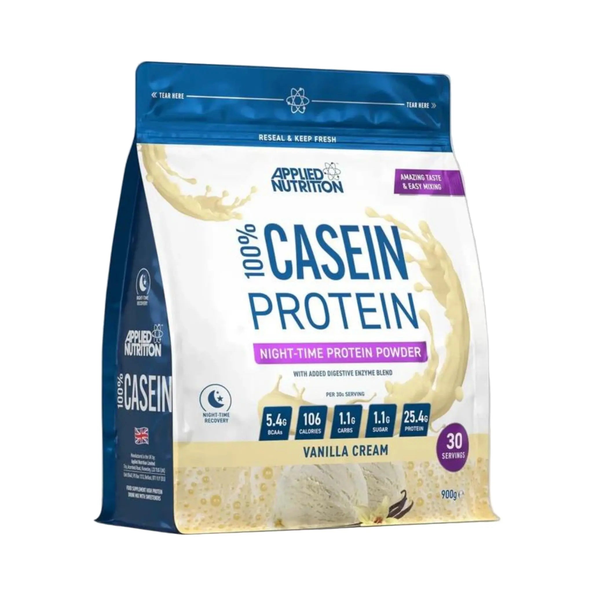 Applied Nutrition 100% Casein Protein 900g