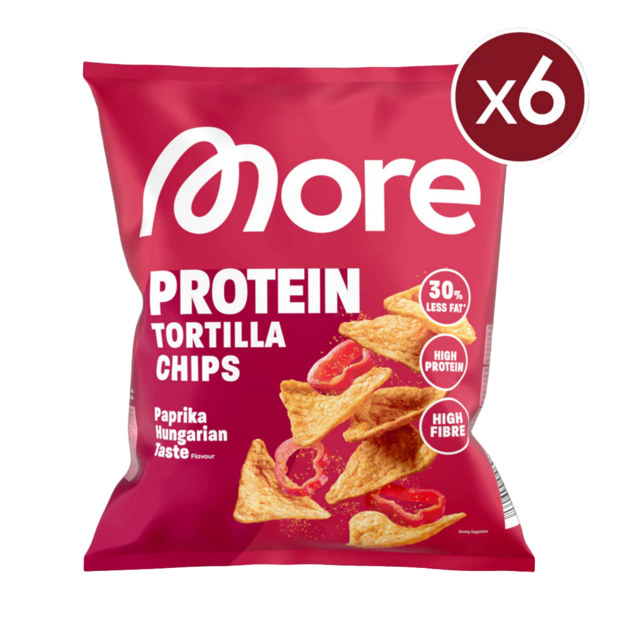 More Nutrition Protein Tortilla Chips (6x50g)