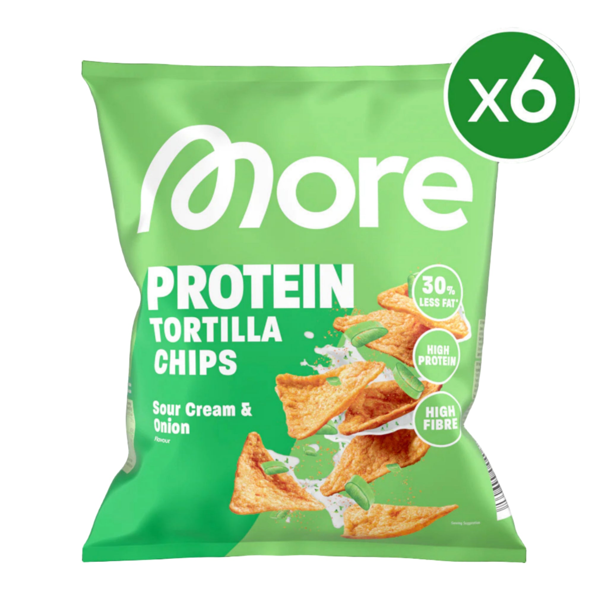 More Nutrition Protein Tortilla Chips (6x50g)