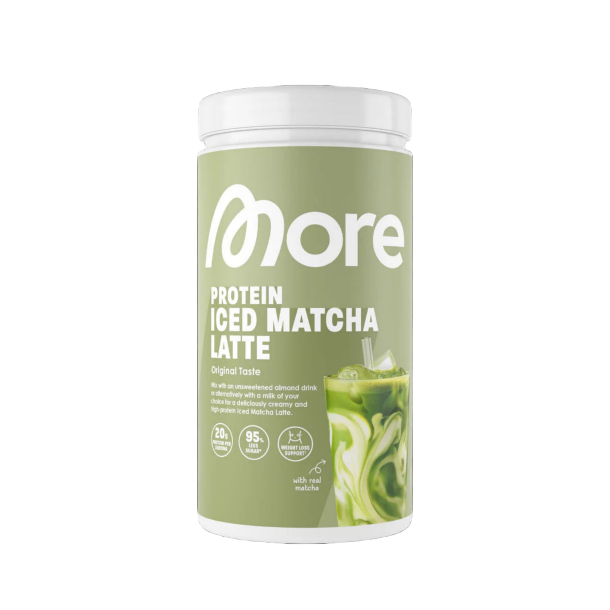 More Nutrition Protein Iced Matcha Latte (500g)