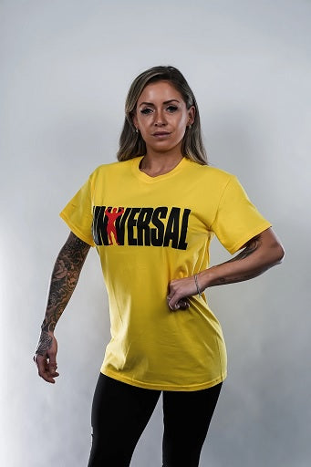 Universal Nutrition Animal T-Shirt Logo '77 Gelb