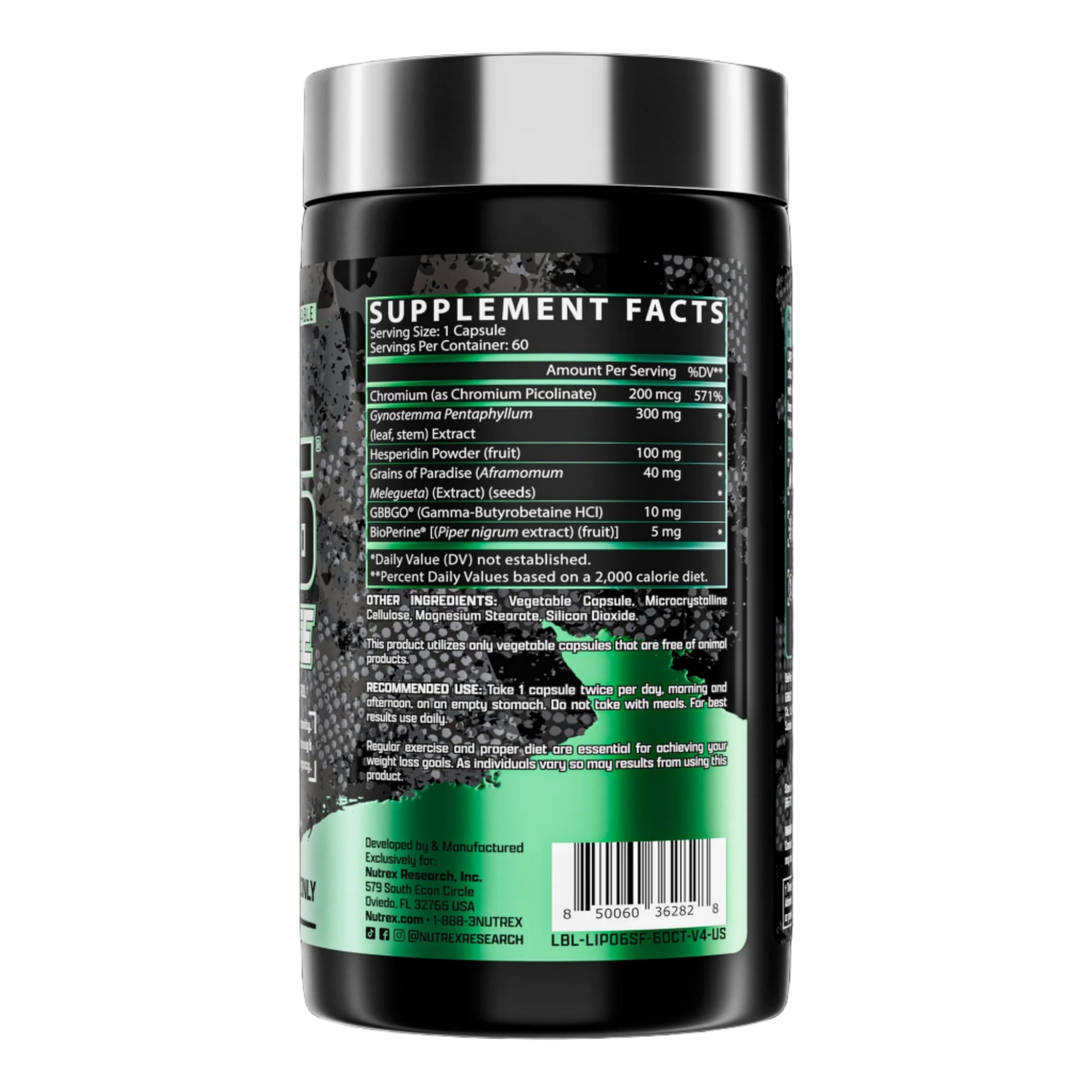 Nutrex Lipo 6 Black Stim-Free (60 Kapseln)