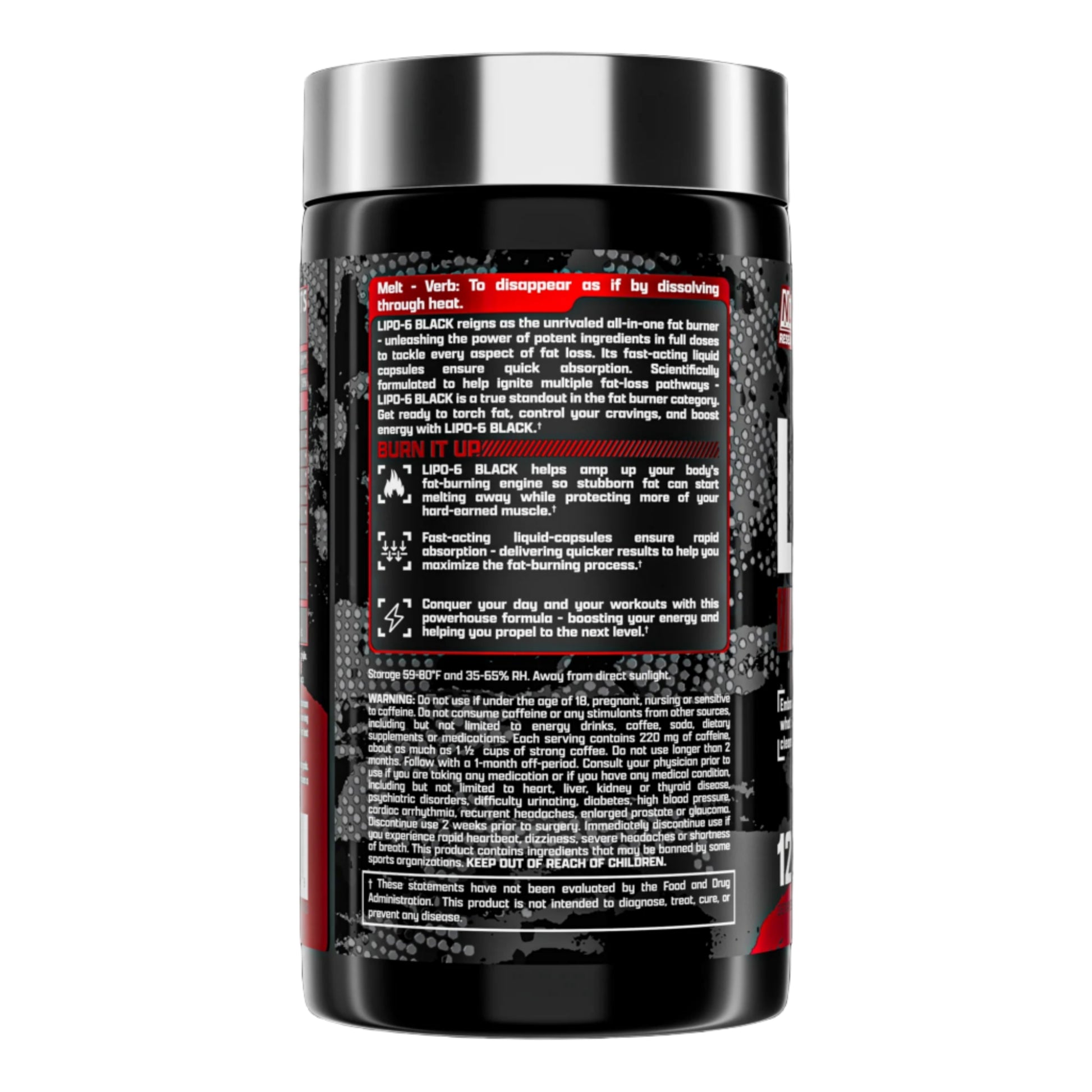 Nutrex Lipo 6 Black (120 Kapseln)