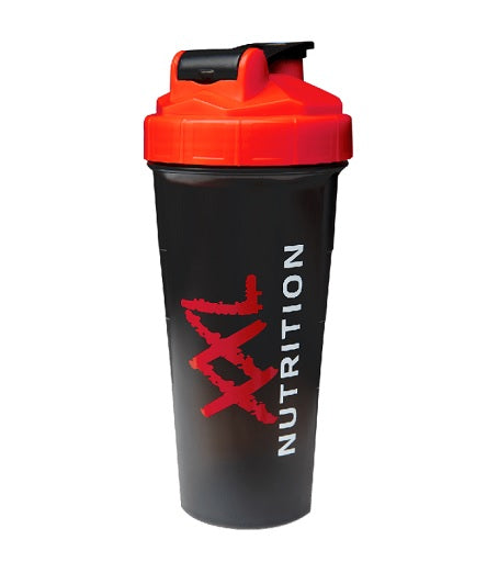 XXL Nutrition Shaker (800ml) - Schwarz Rot