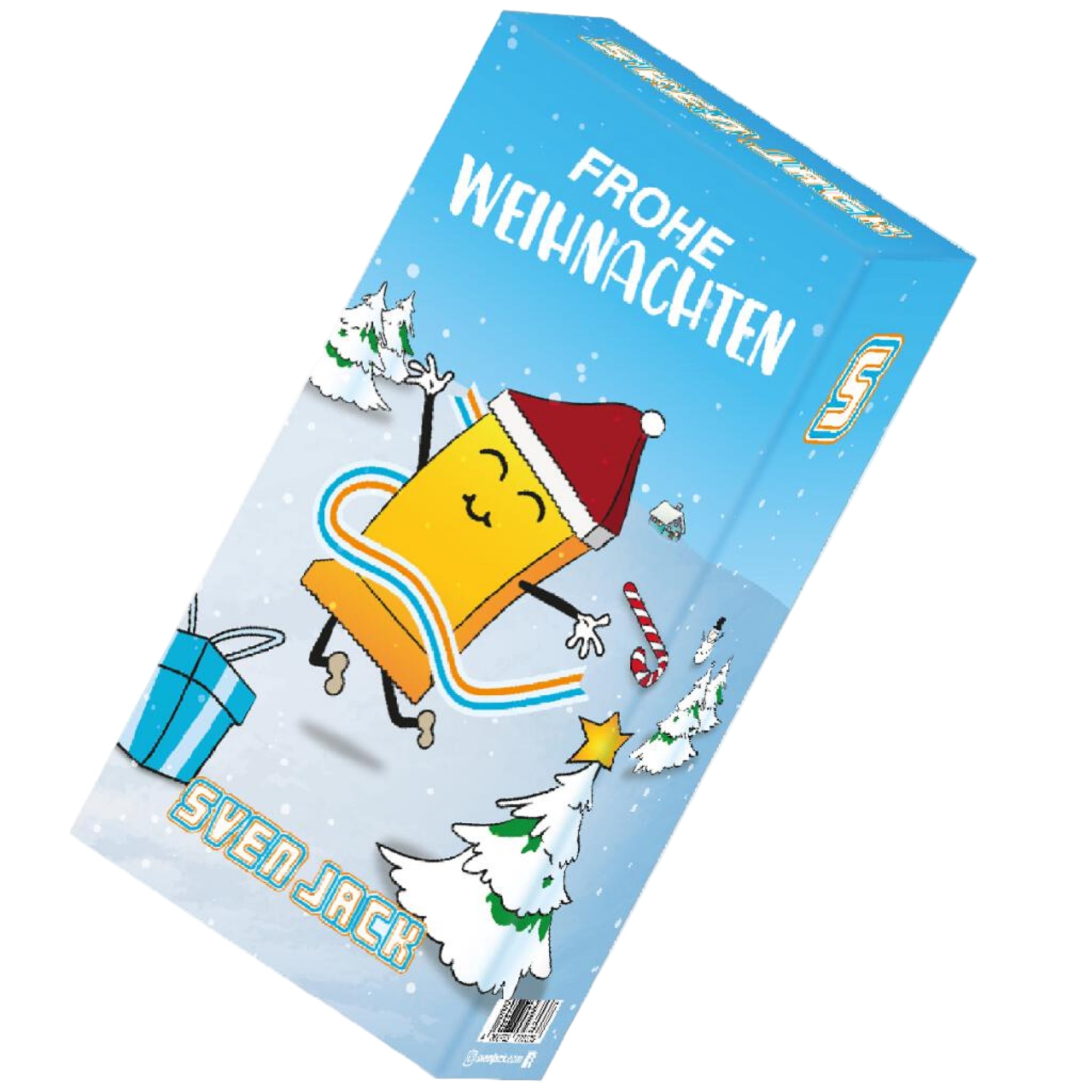 Sven Jack Adventskalender 2025 Fitness Kalender (49x65g) 