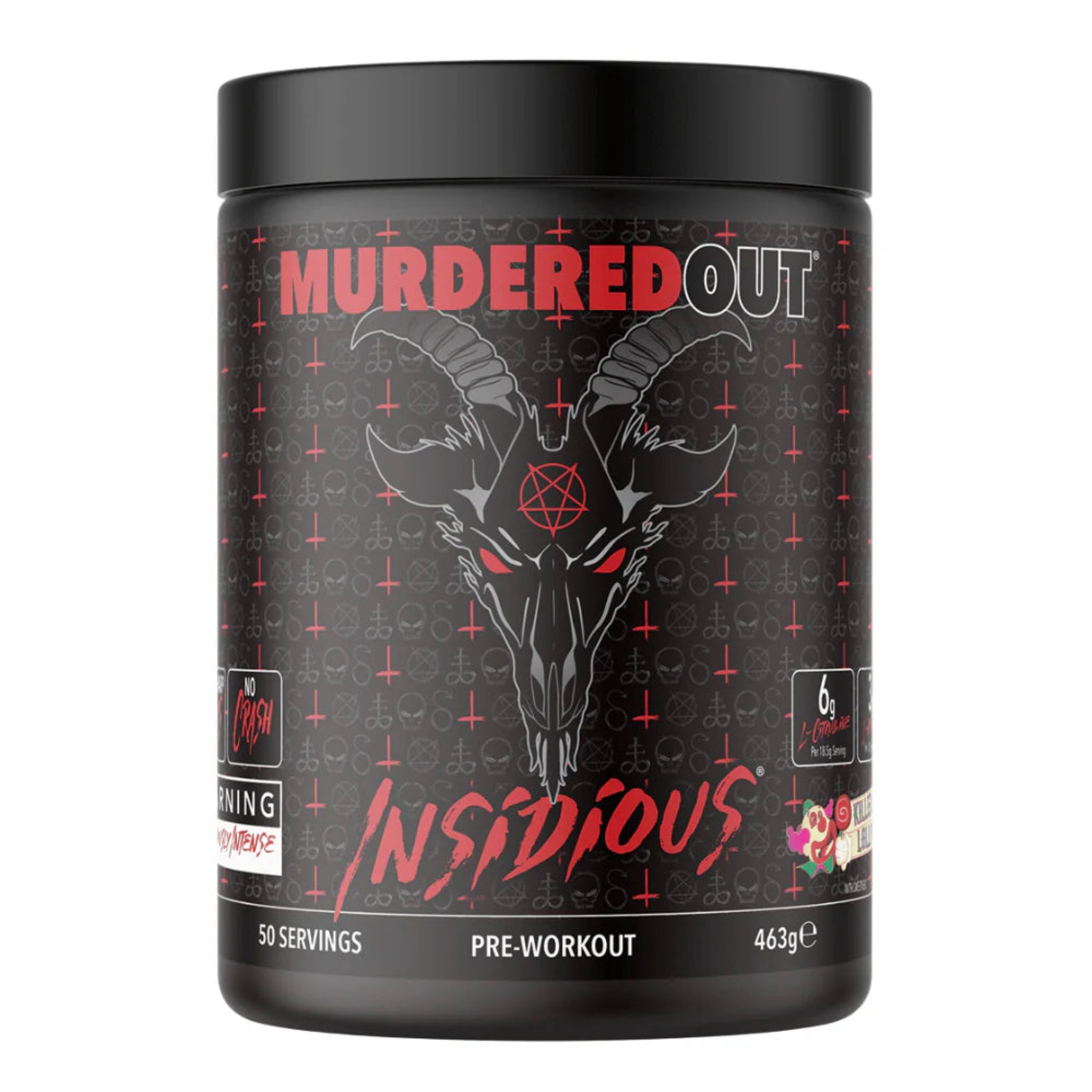 Murdered Out Insidious Pre-Workout (463g)