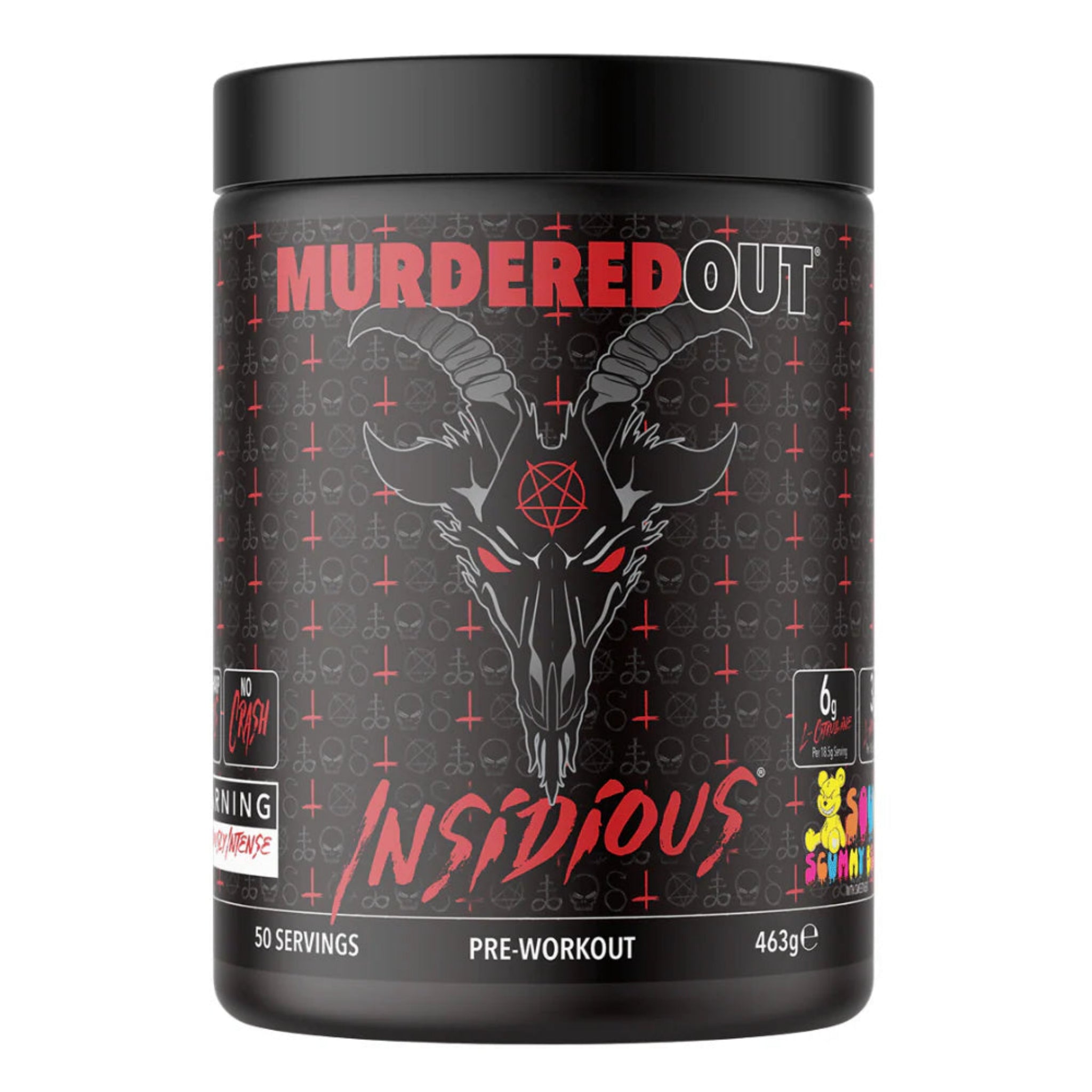 Murdered Out Insidious Pre-Workout (463g)