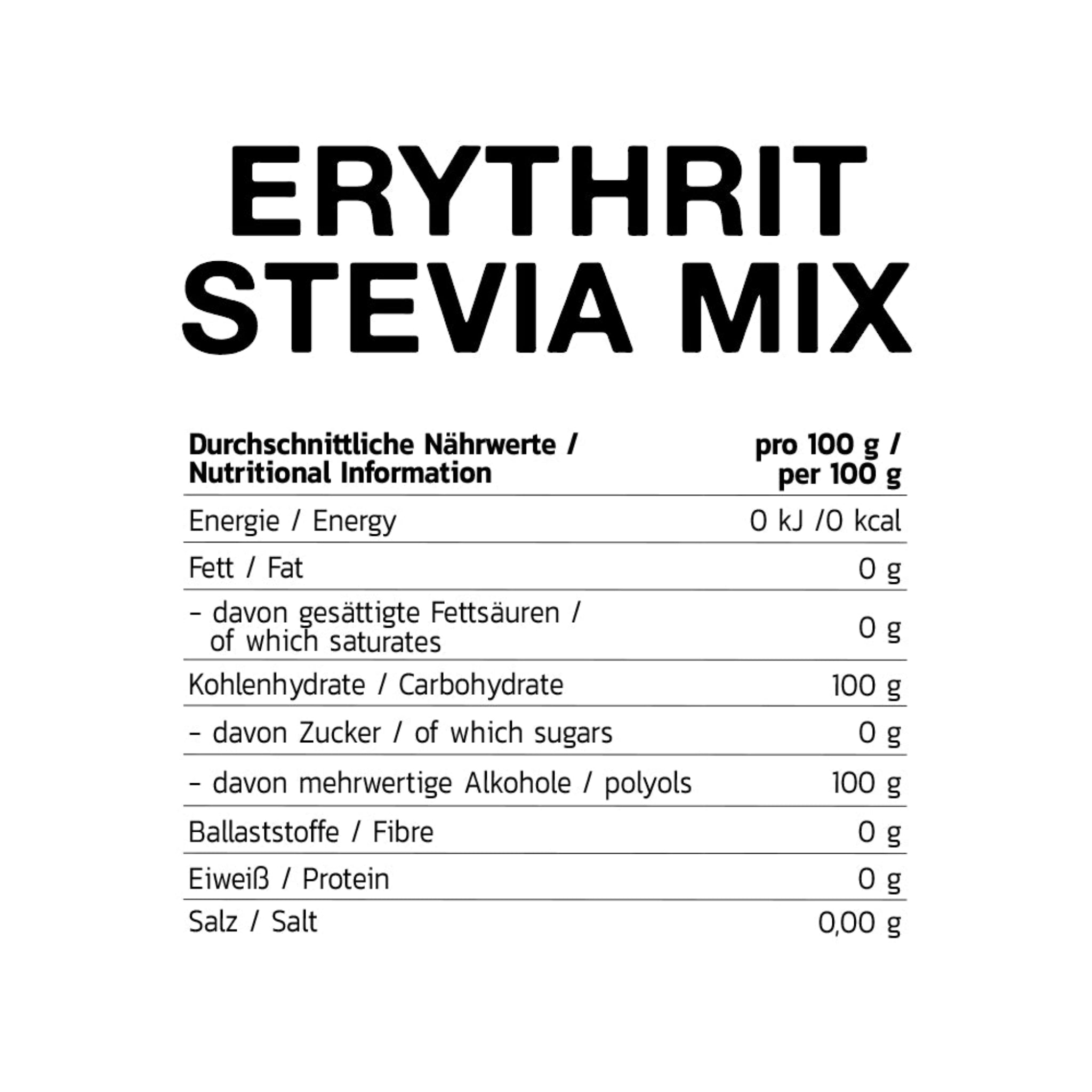 INLEAD Erythrit Stevia Mix (1000g)
