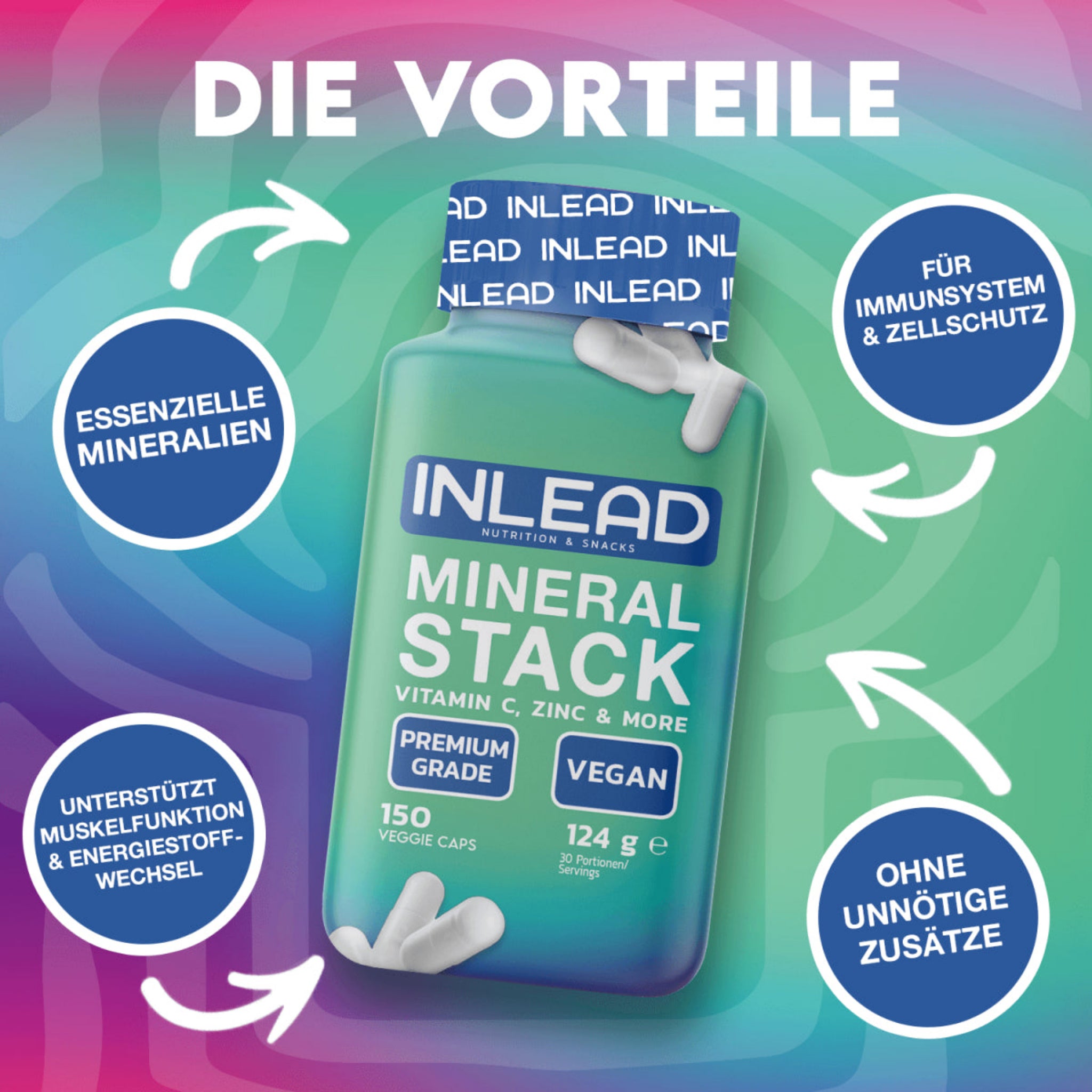 INLEAD Mineral Stack (150 Kapseln)