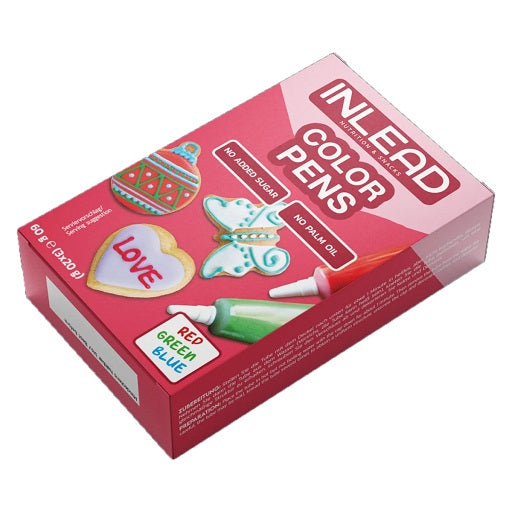 INLEAD Lebensmittelfarben Stifte  3er‑Set