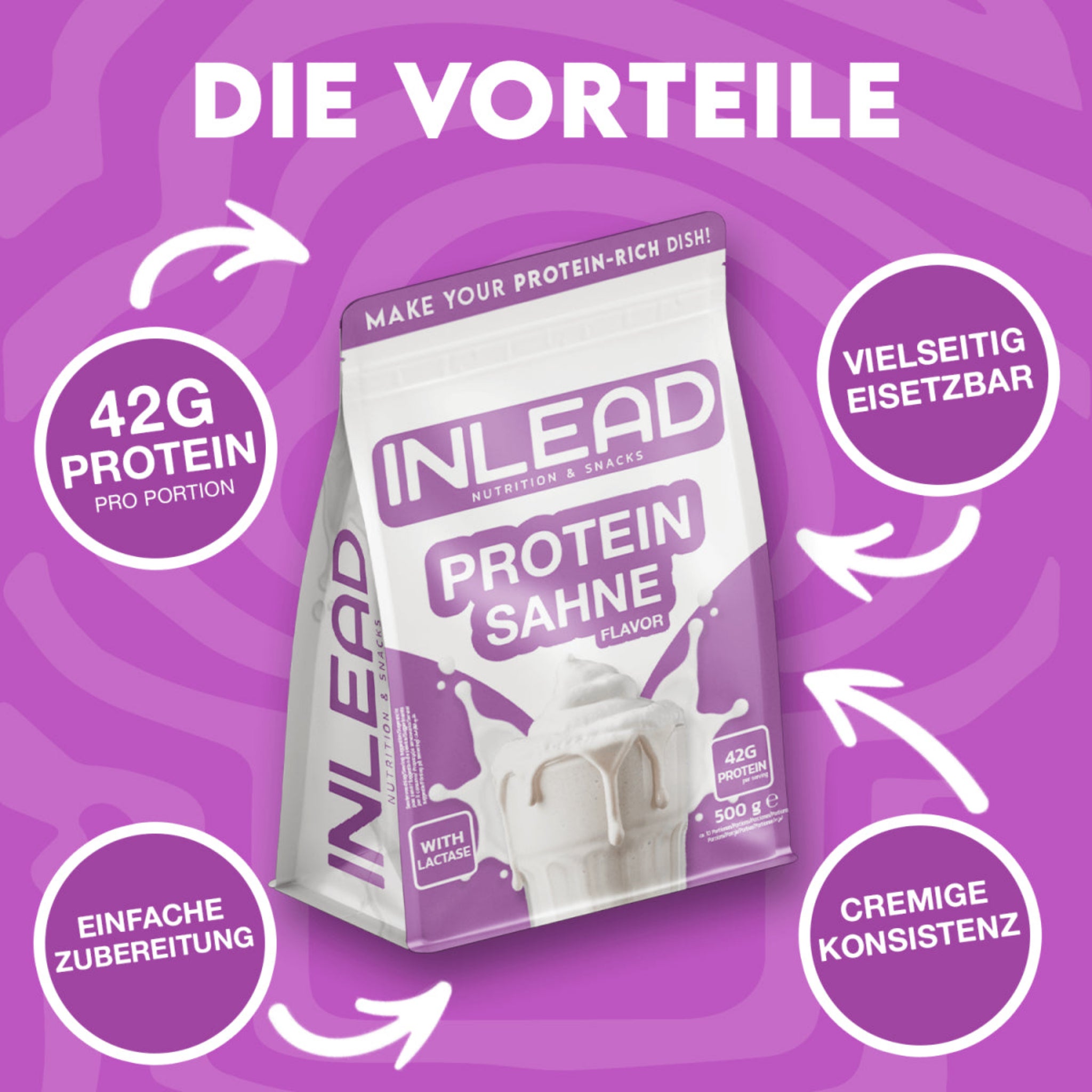 INLEAD Protein Sahne (500g)