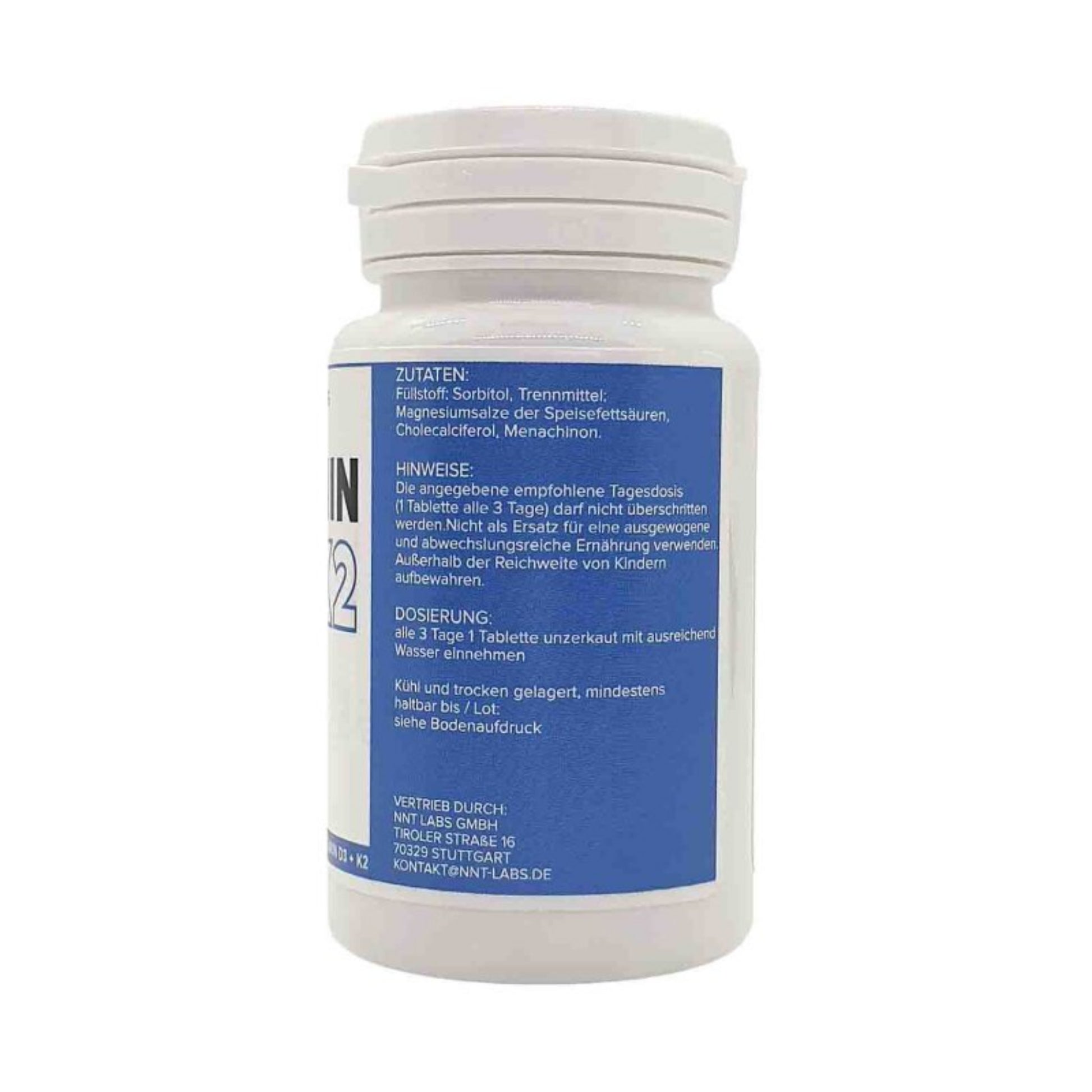 NNT Labs Vitamin D3 + K2 5600 IU (60 Tabletten)