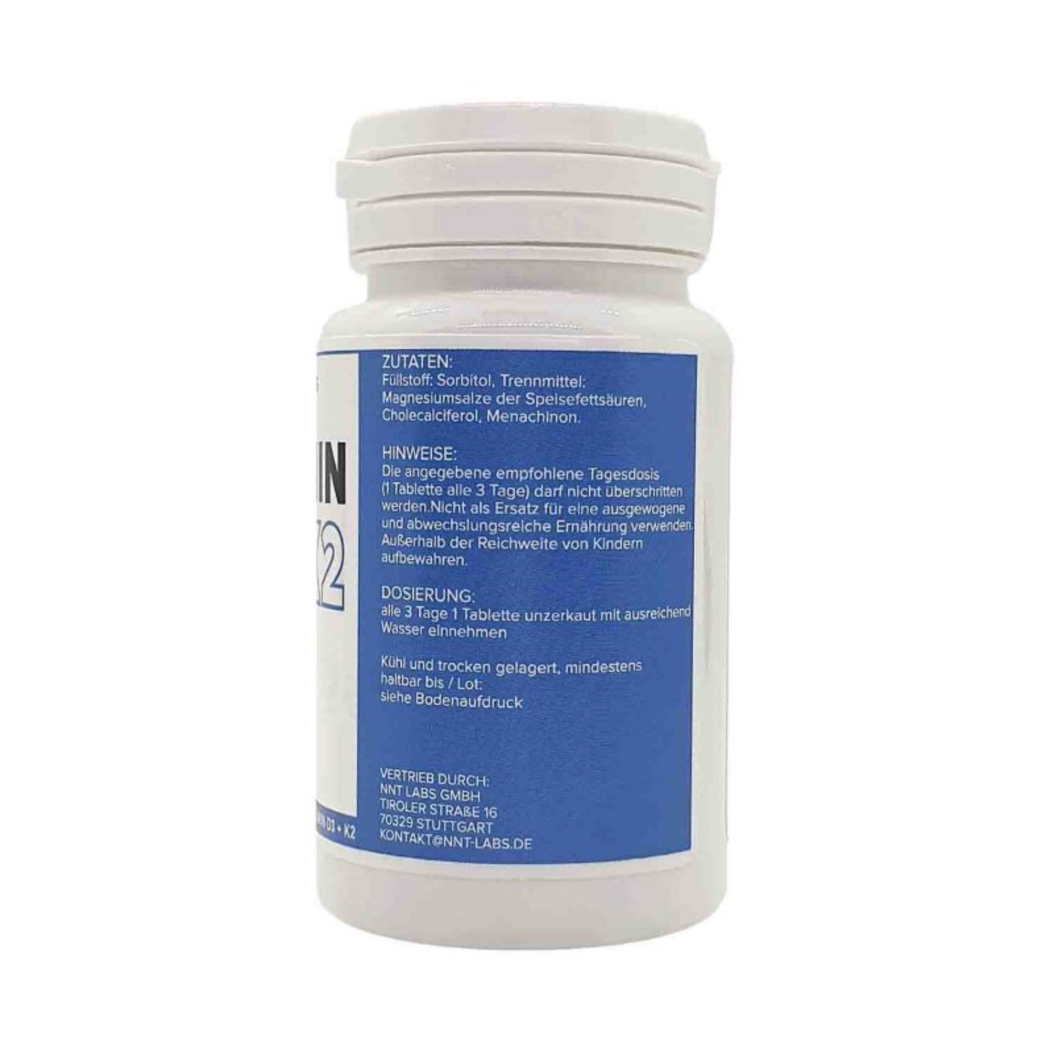 NNT Labs Vitamin D3 + K2 5600 IU (60 Tabletten)
