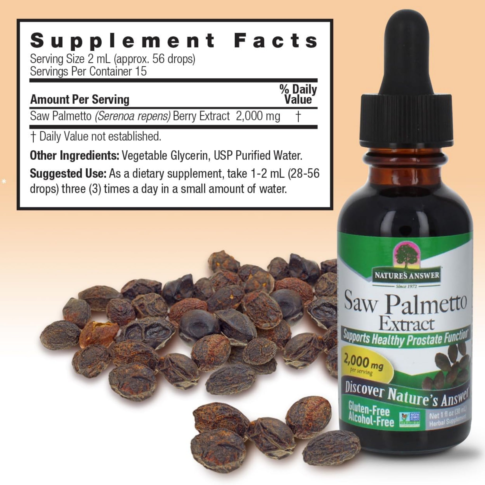 Nature's Answer Saw Palmetto Extrakt (30ml)