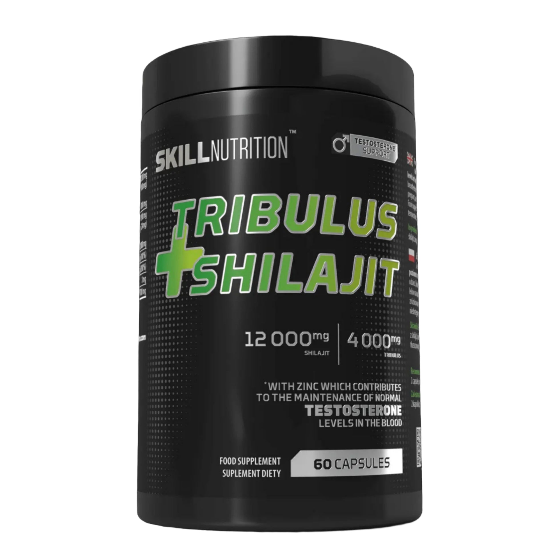 Skill Nutrition Tribulus + Shilajit Vegan (120 Kapseln)