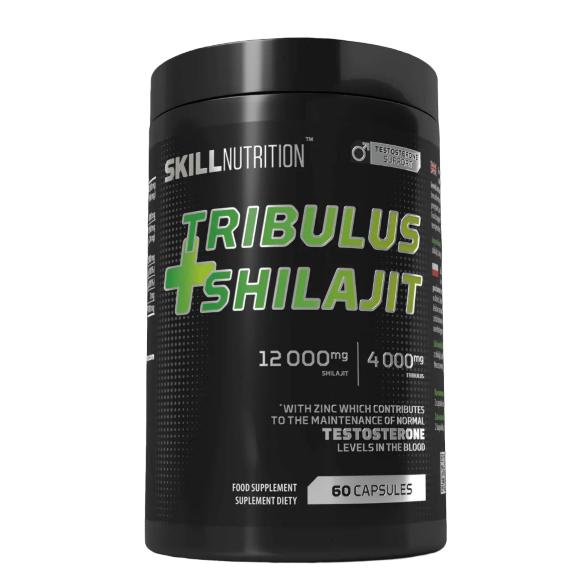 Skill Nutrition Tribulus + Shilajit Vegan (120 Kapseln)