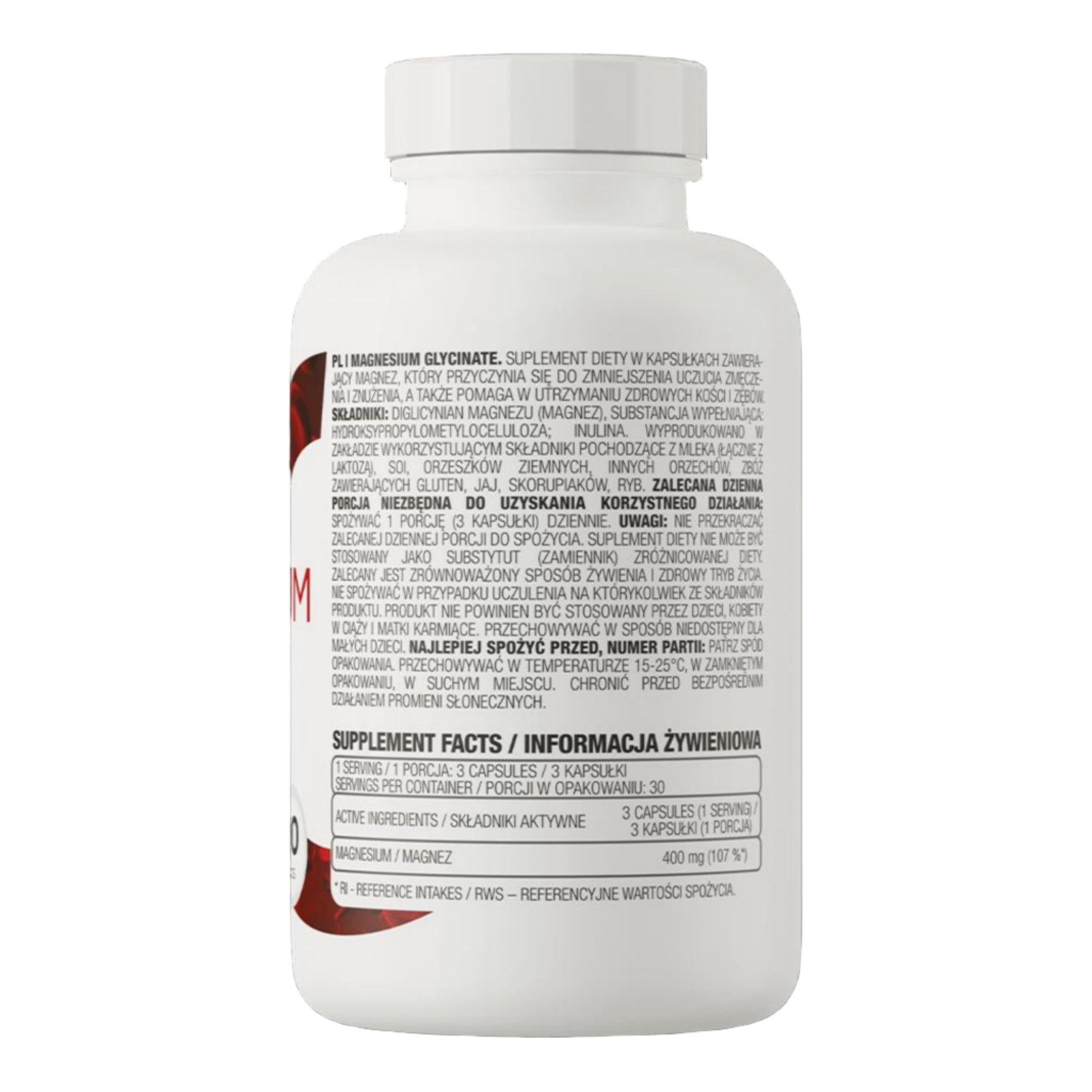 OstroVit Magnesium Glycinat (90 Kapseln)