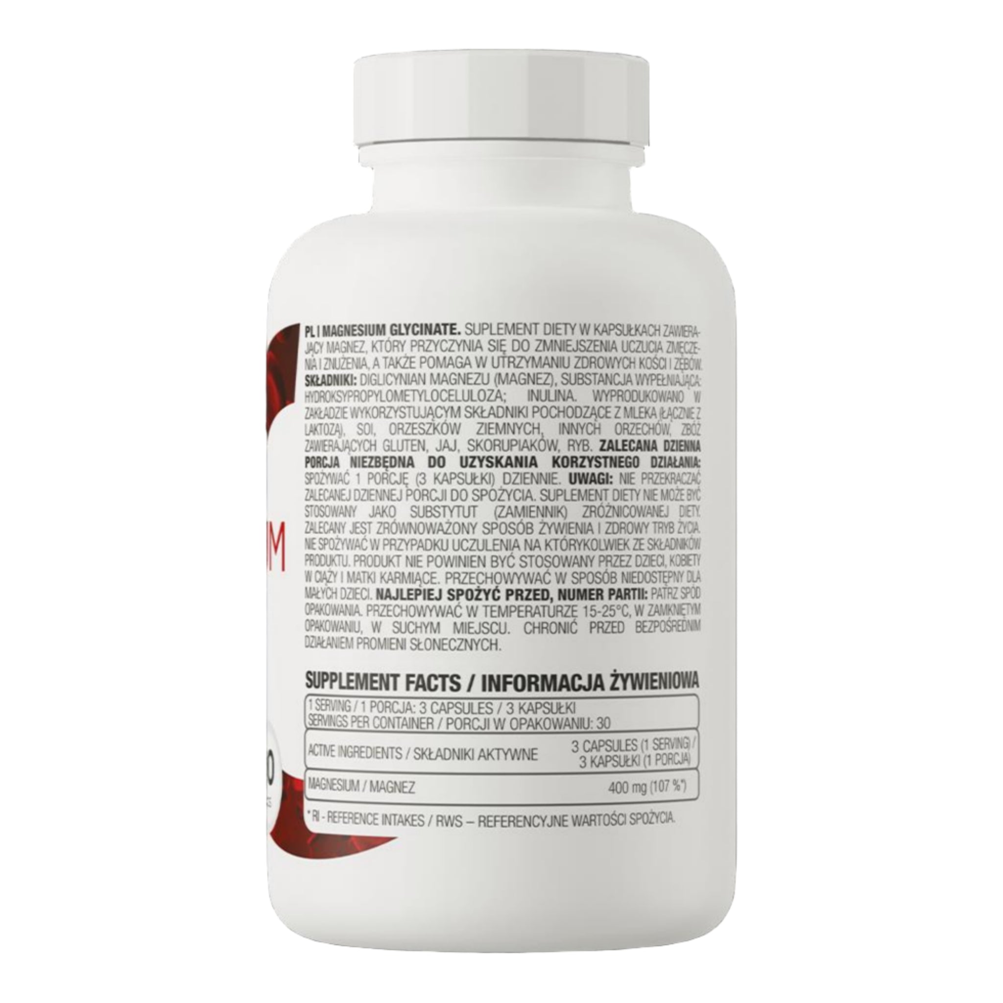 OstroVit Magnesium Glycinat (90 Kapseln)