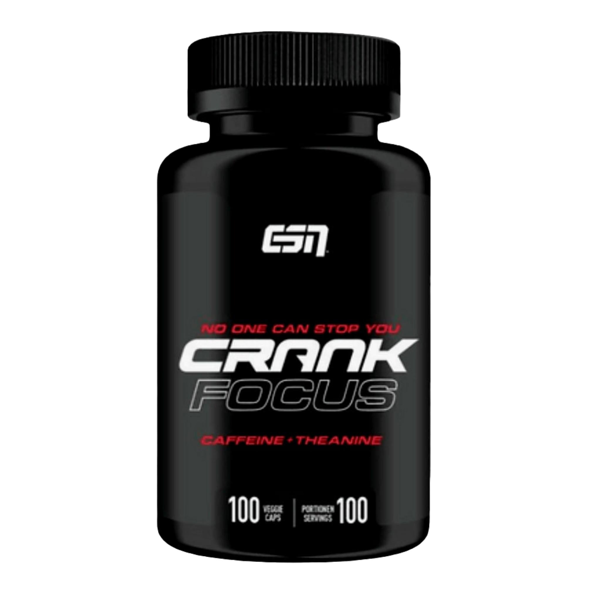ESN CRANK FOCUS Caffeine + Theanine (100 Kapseln)
