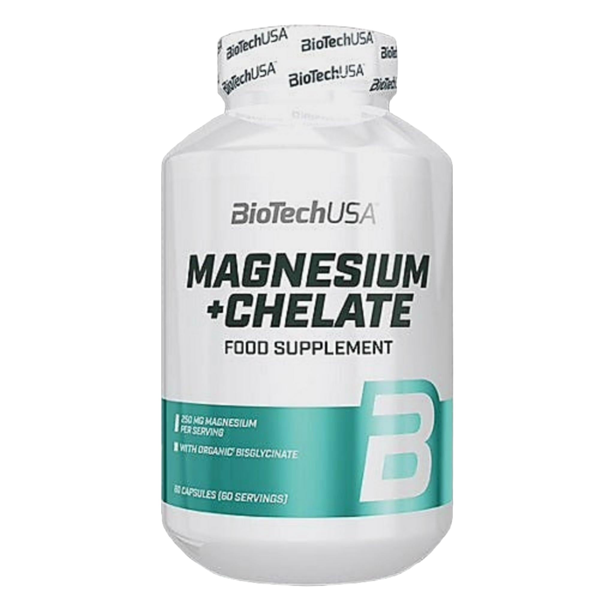 BioTechUSA Magnesium + Chelate (60 Kapseln)