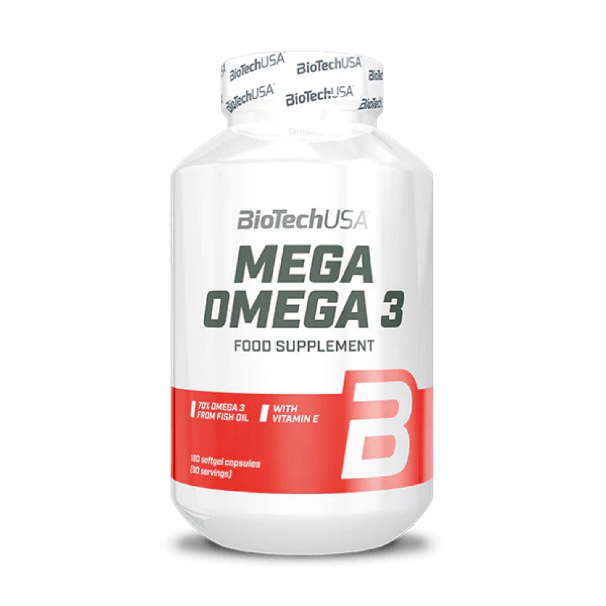 BioTechUSA Mega Omega 3 (180 Softgel-Kapseln)