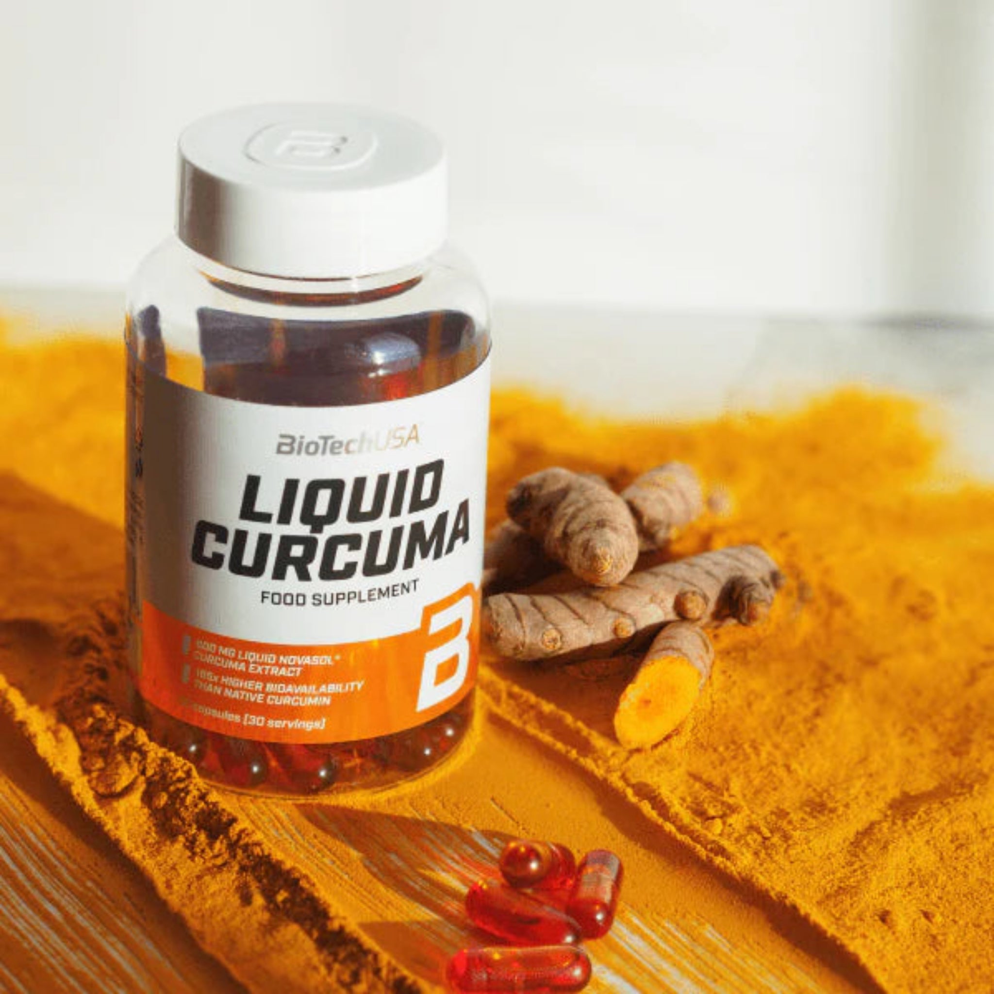 BioTechUSA Liquid Curcuma 30 Kapseln