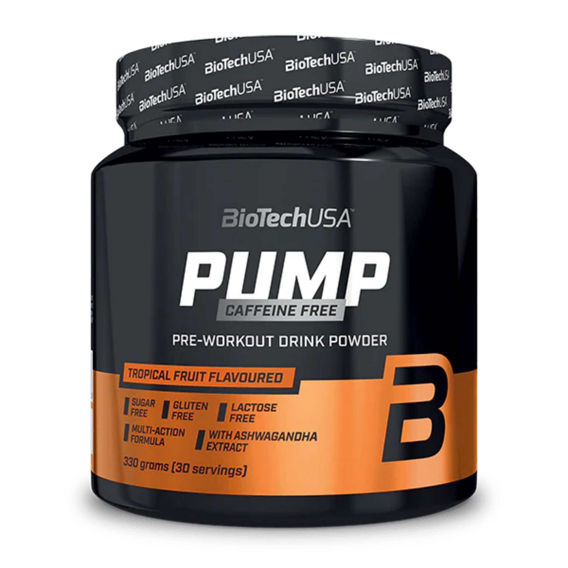 BioTechUSA Pump Caffeine Free Pre-Workout Drink Powder 330g