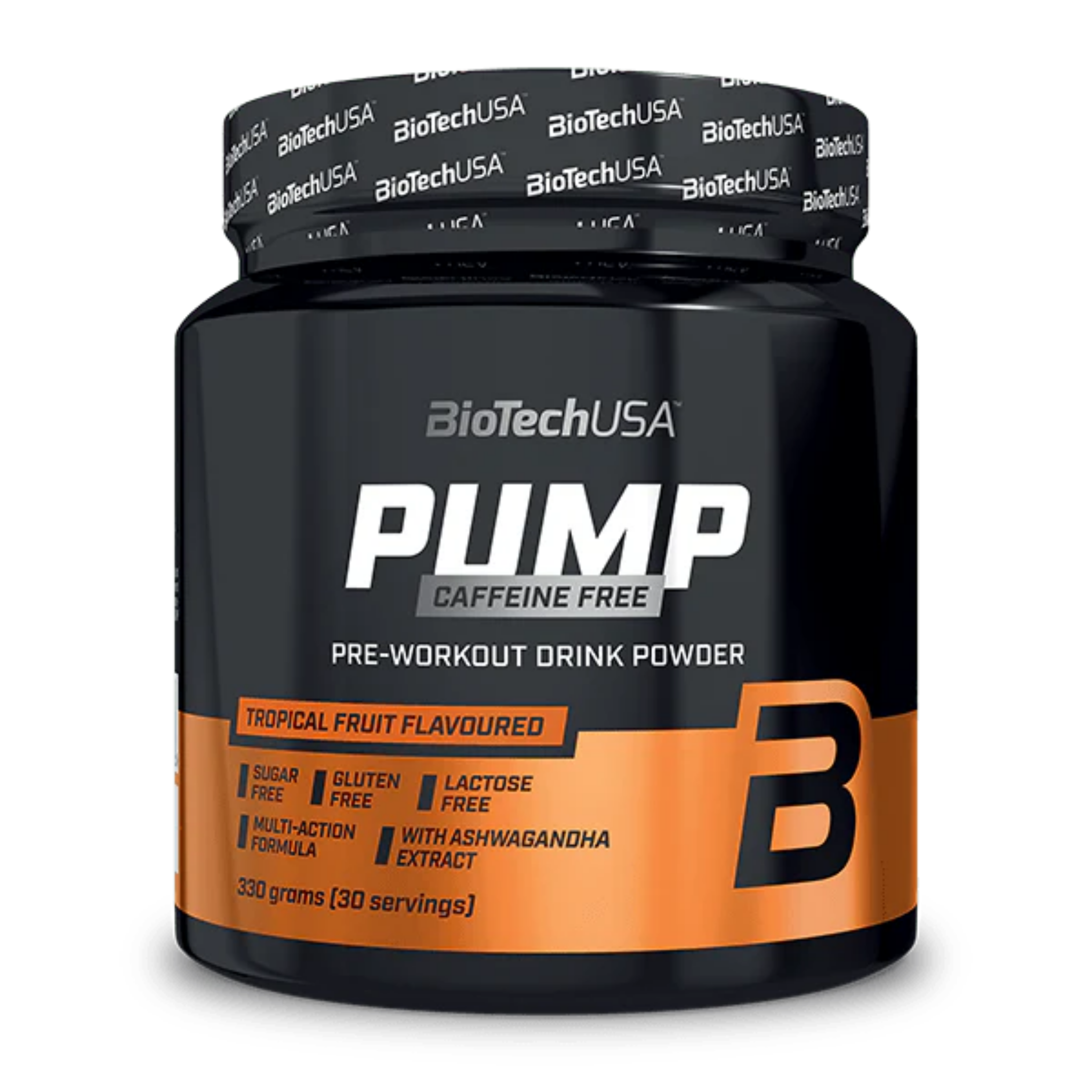 BioTechUSA Pump Caffeine Free Pre-Workout Drink Powder 330g