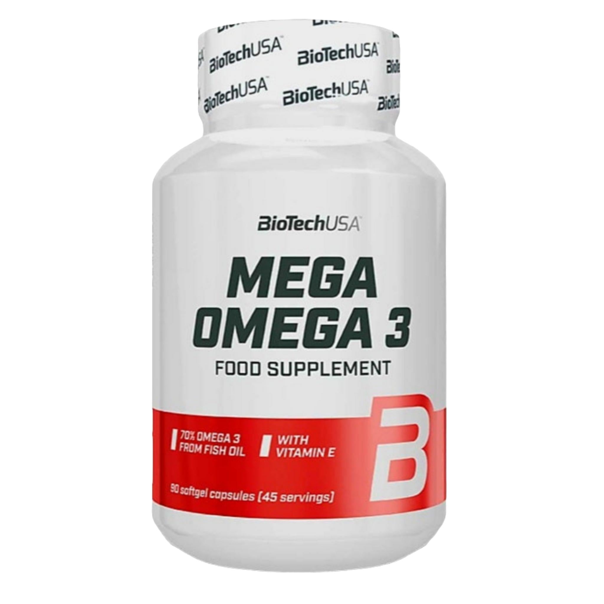 BioTechUSA Mega Omega 3 (90 Kapseln)