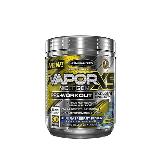 MuscleTech naNO Vapor X5 Next Gen (228g) - Blue Raspberry