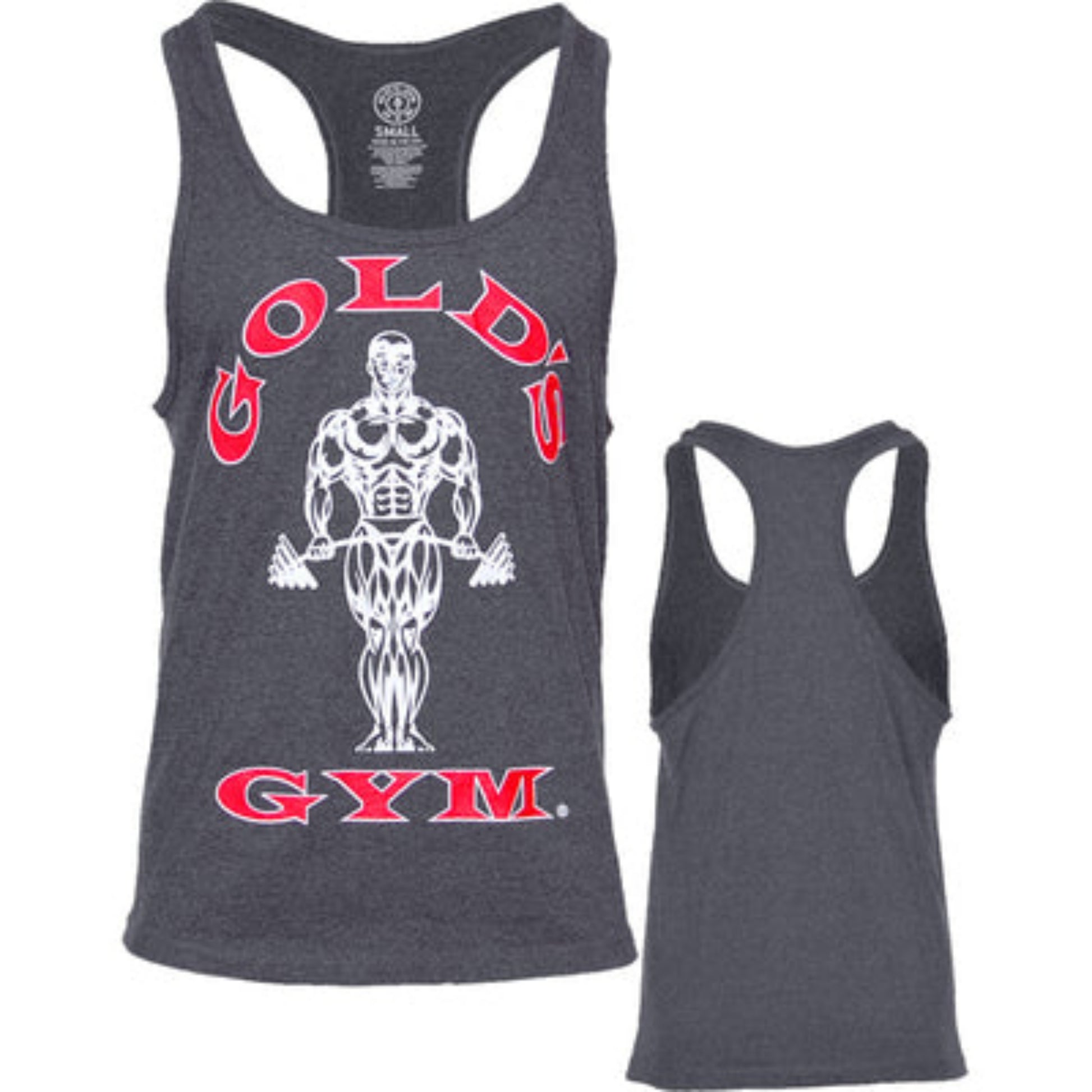 Gold´s Gym Classic Stringer Tank Top Charcoal