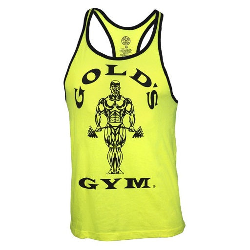 Gold´s Gym Muscle Joe Contrast Stringer Tank Neon