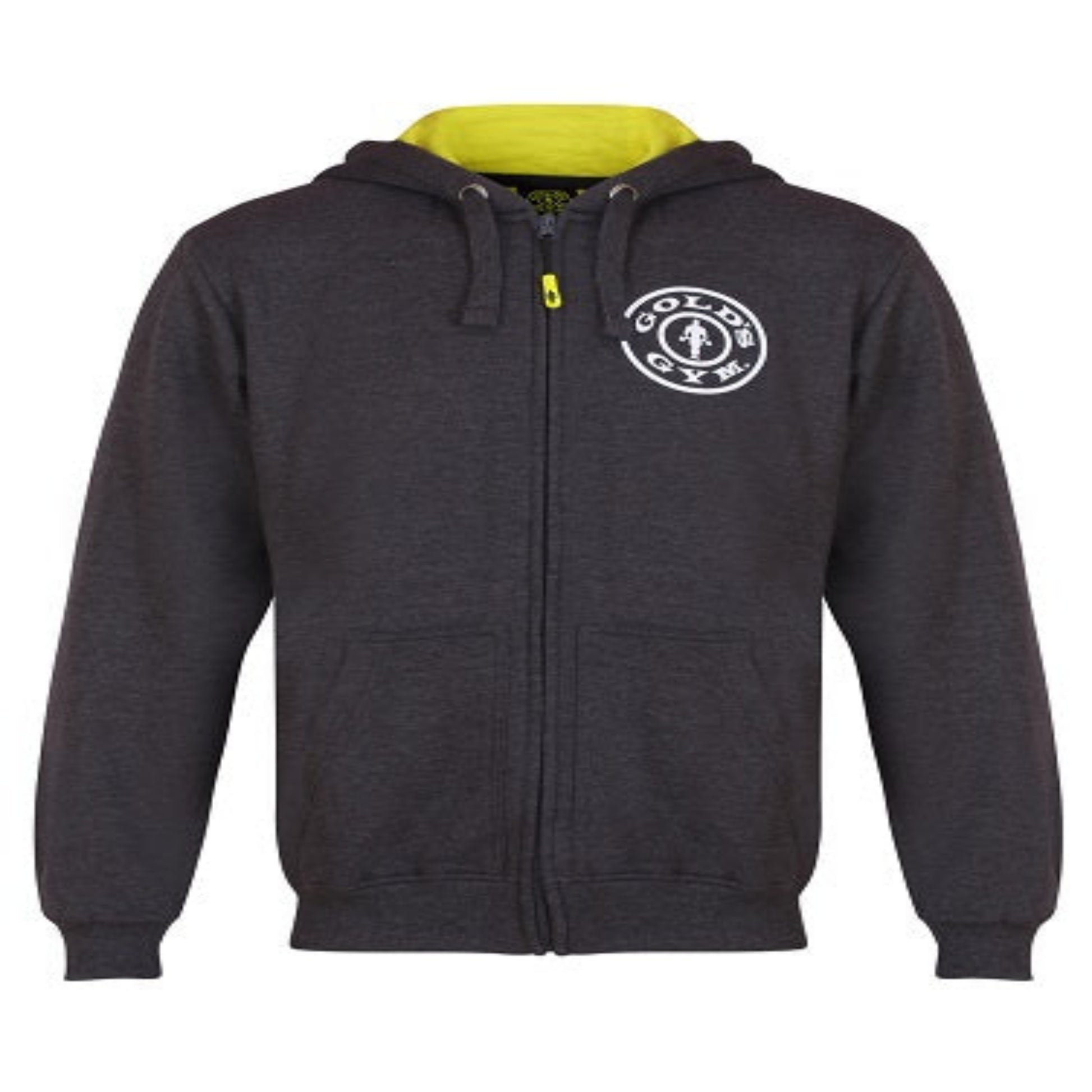 Gold´s Gym Charcoal Zip Hoodie