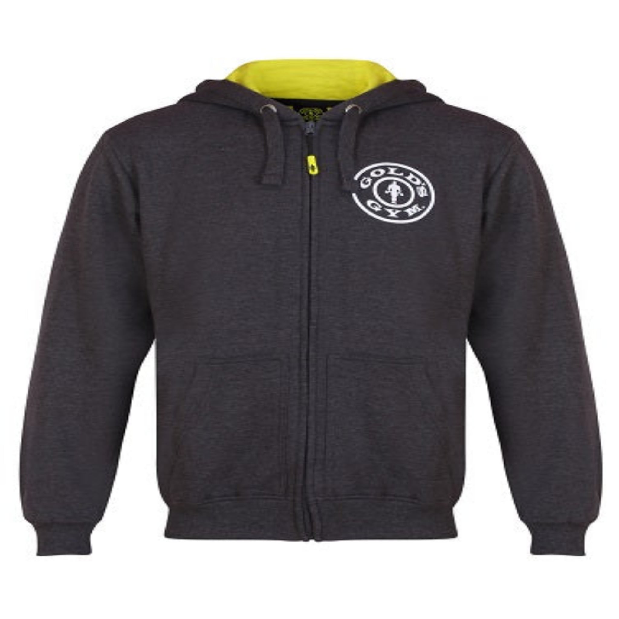 Gold´s Gym Charcoal Zip Hoodie