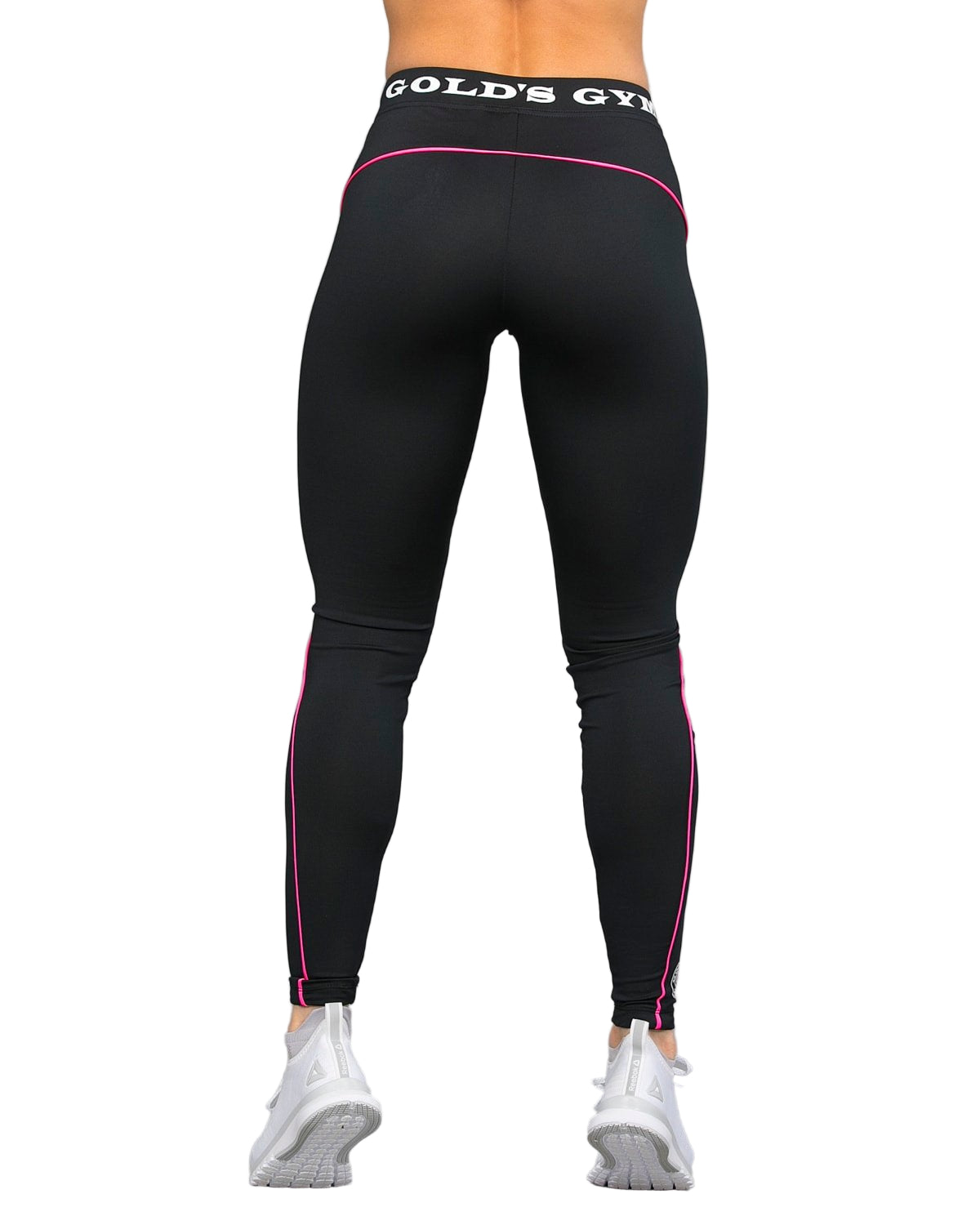 Gold´s Gym Ladies Long Tight Pants Schwarz Pink