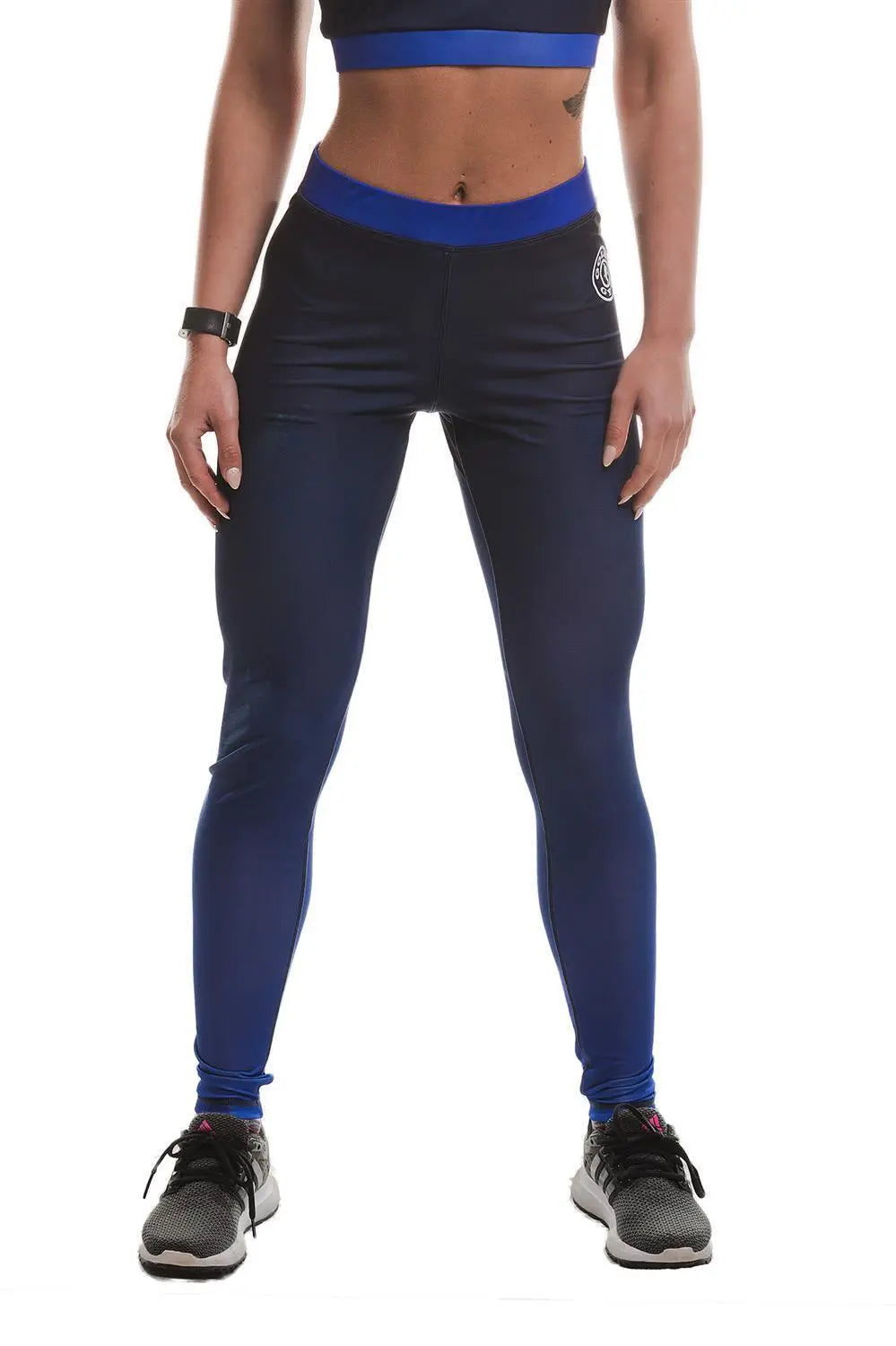 Gold´s Gym Ladies Sublimated Tight Pants Marineblau