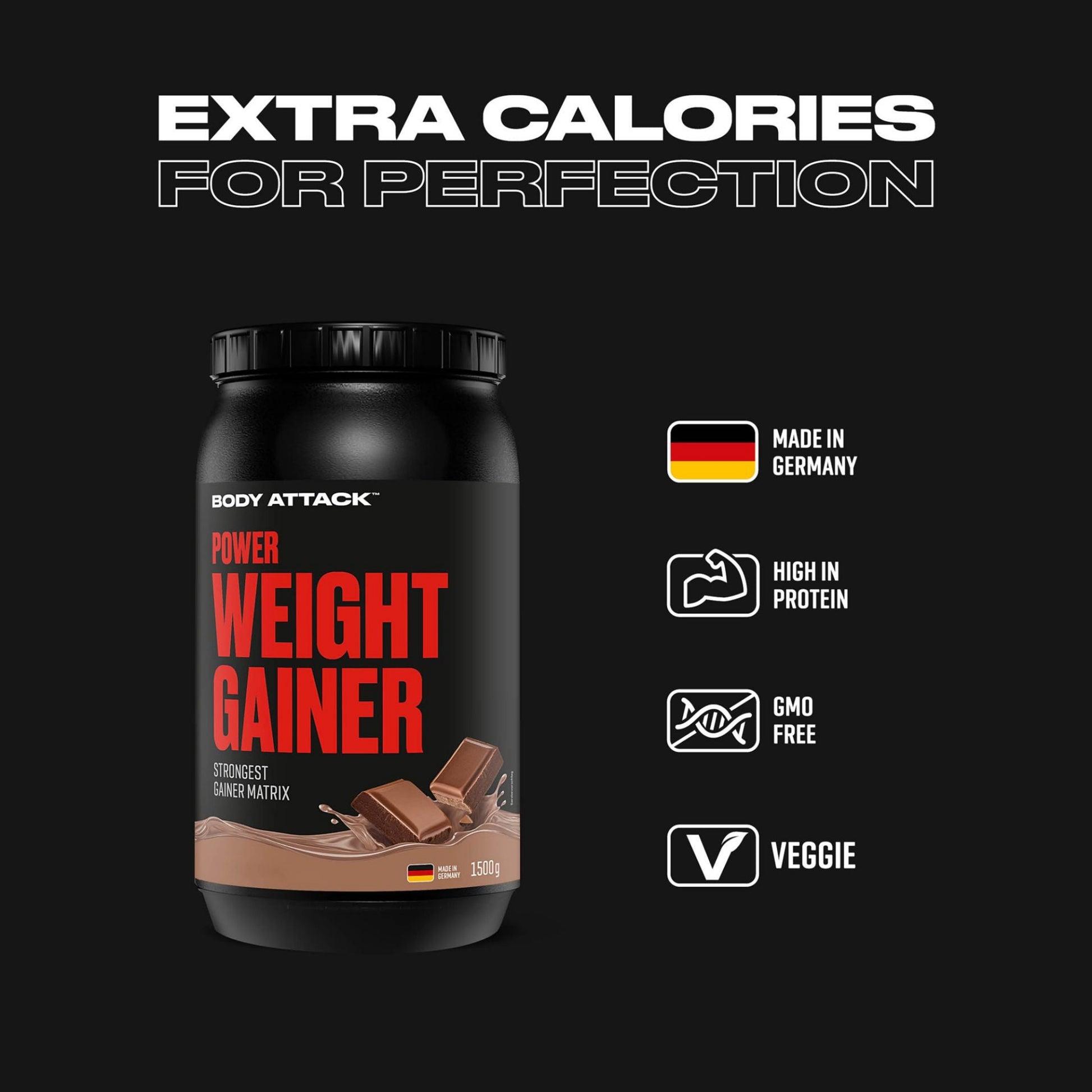 Body Attack Power Weight Gainer 1500g