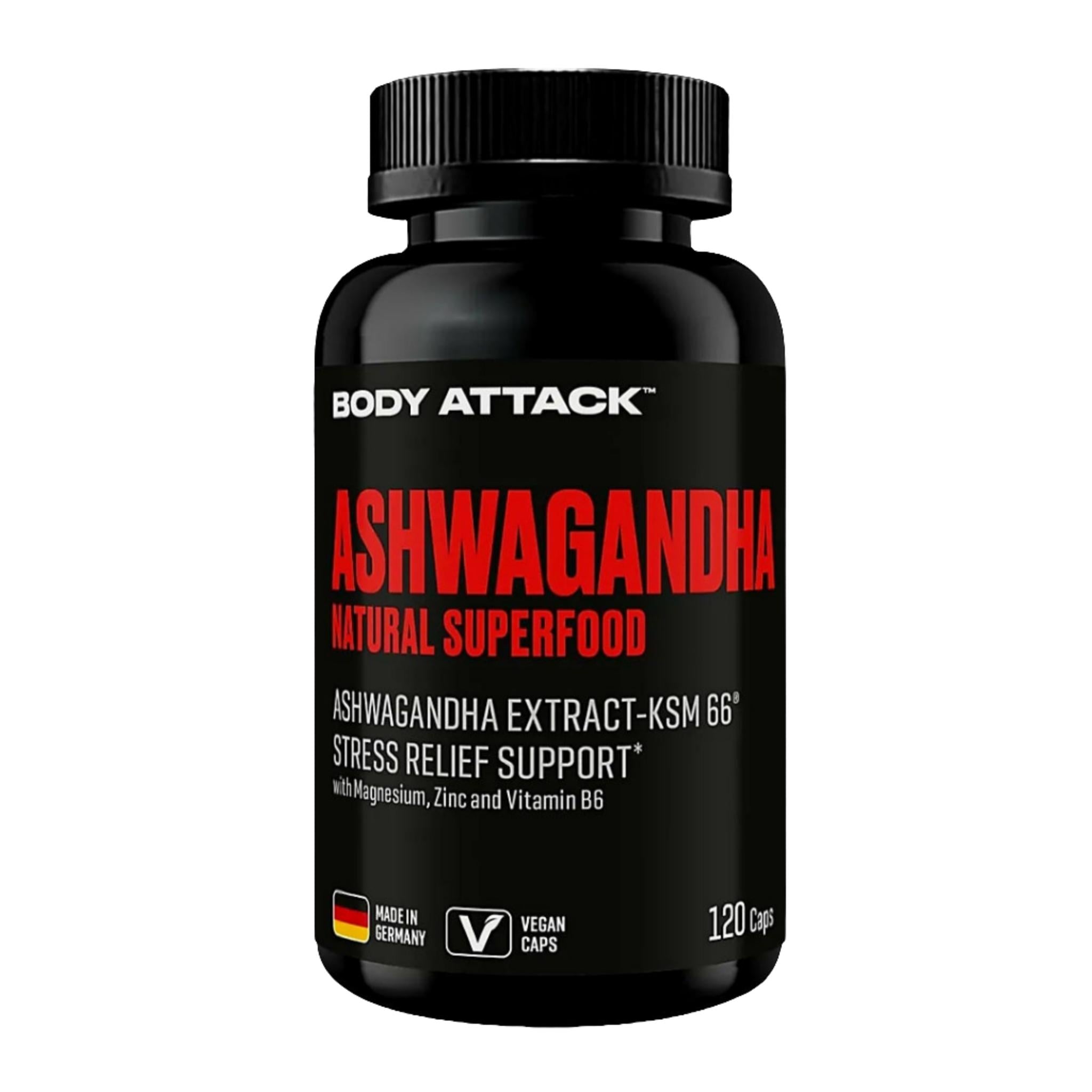 Body Attack Ashwagandha (120 Kapseln)