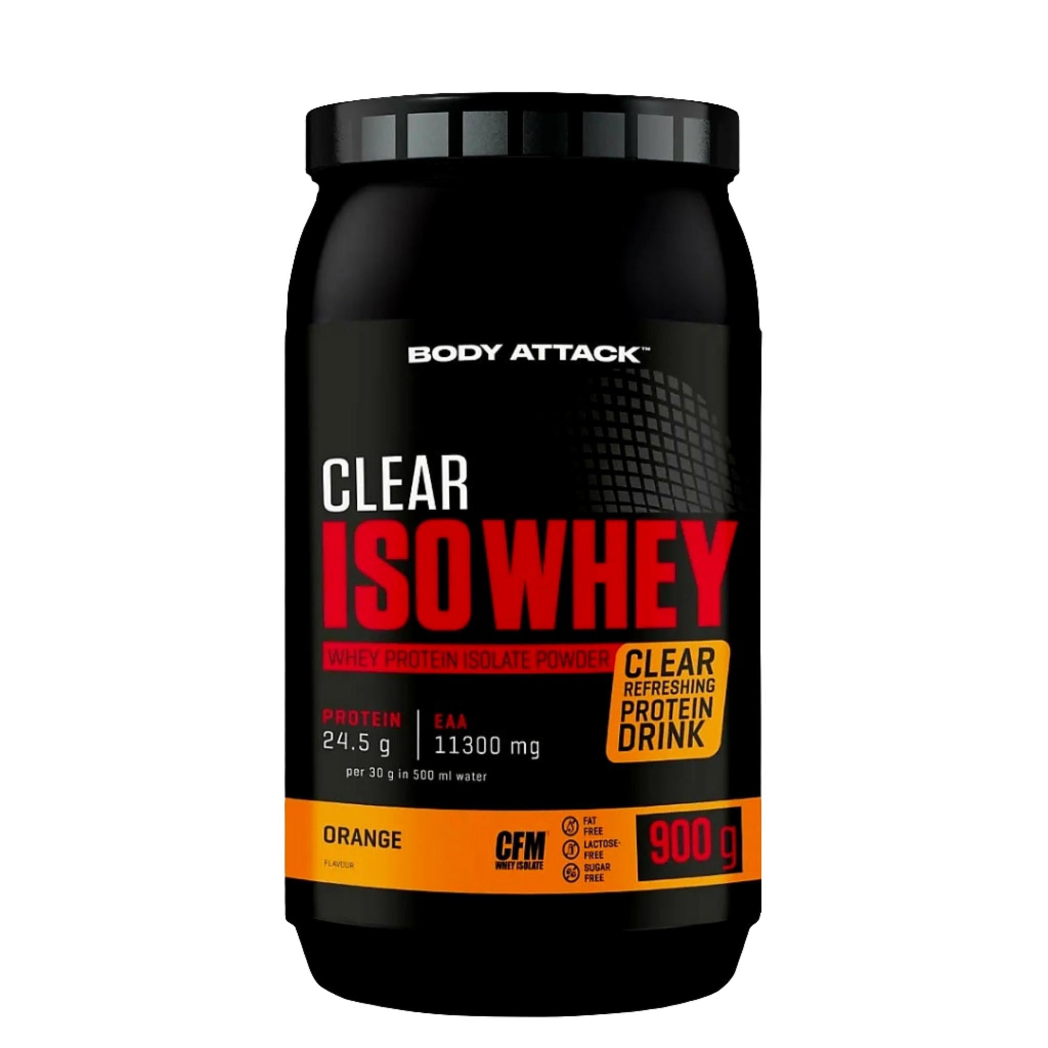 Body Attack CLEAR ISO WHEY (900g)