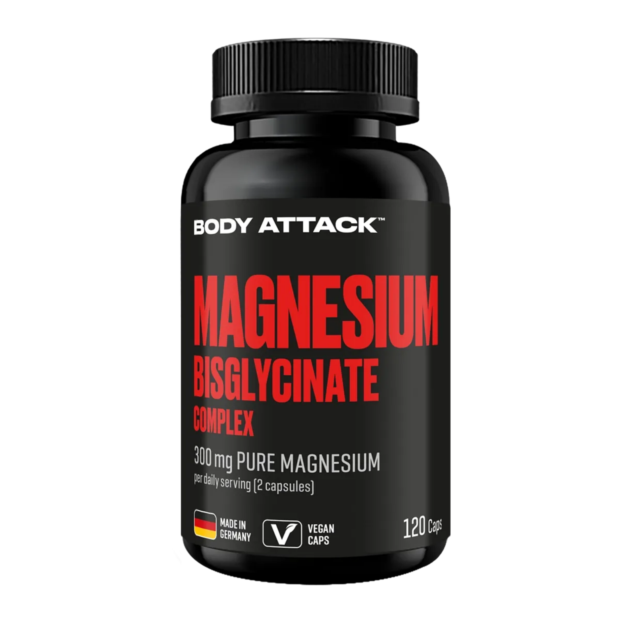 Body Attack Magnesium Bisglycinate Complex · 120 Kapseln
