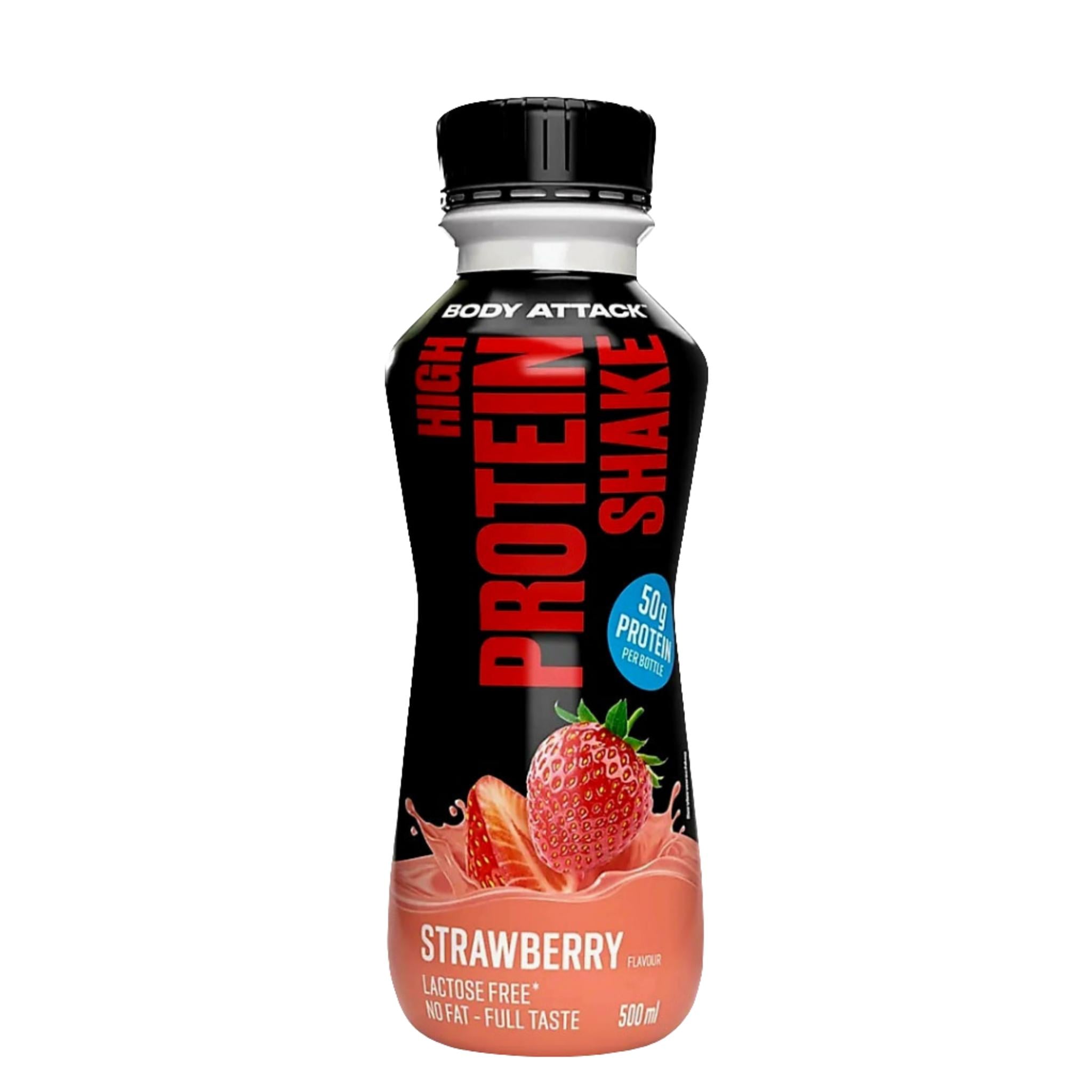 Body Attack High Protein Shake (12x500ml)