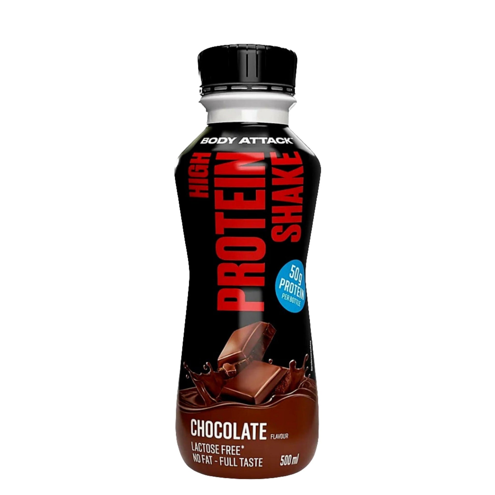 Body Attack High Protein Shake (12x500ml)