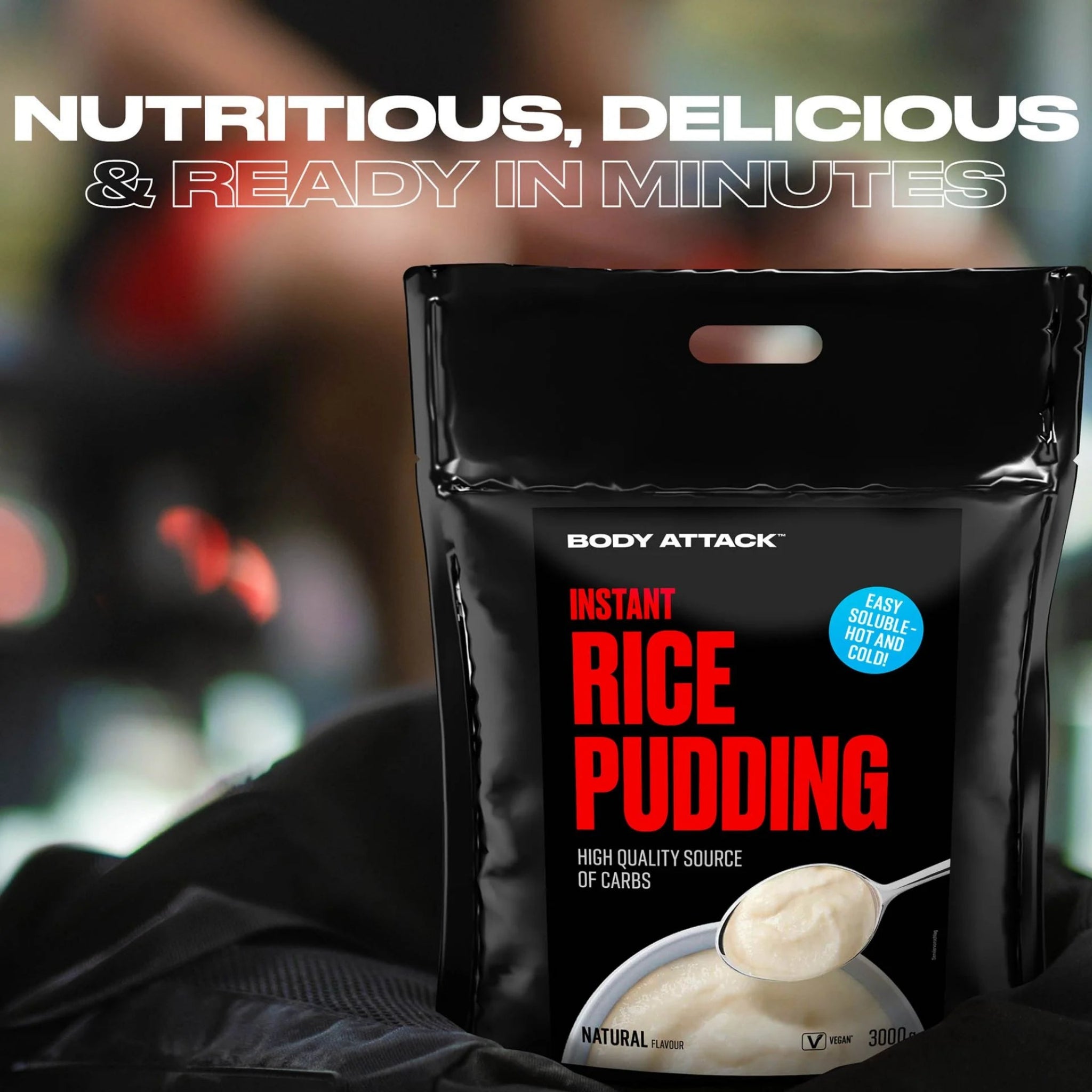 Body Attack Instant Rice Pudding 3000g - Natural