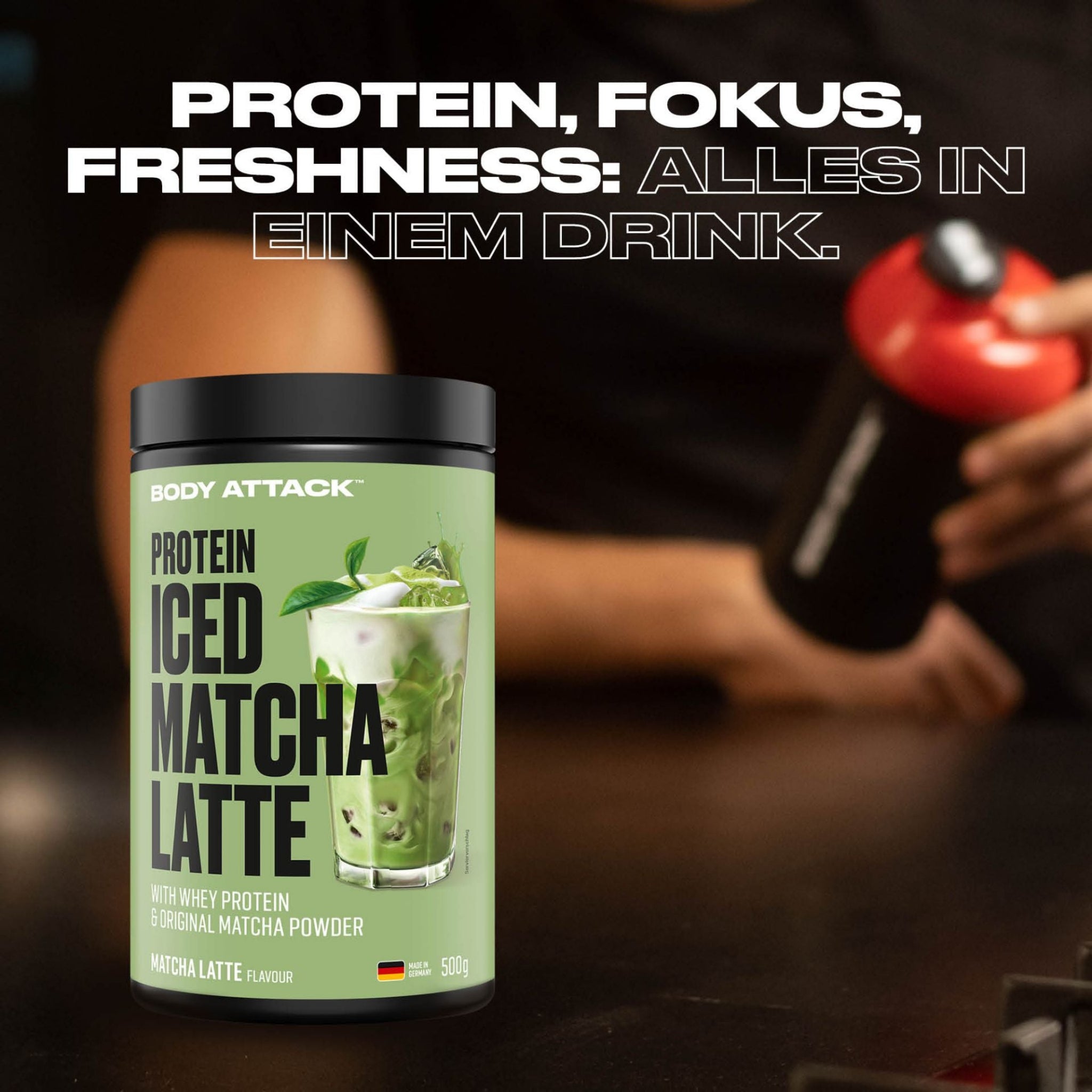 Body Attack Protein Iced Matcha Latte 500g