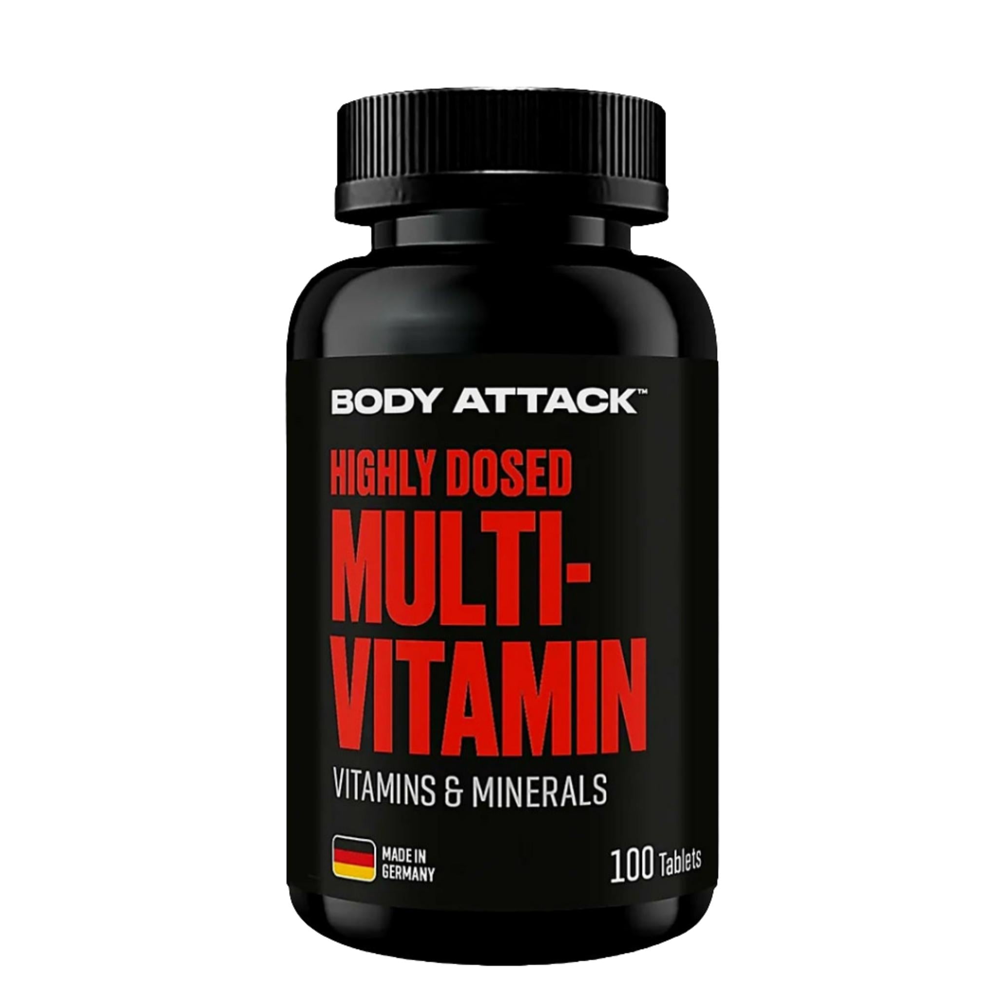 Body Attack Multivitamin (100 Tabletten)