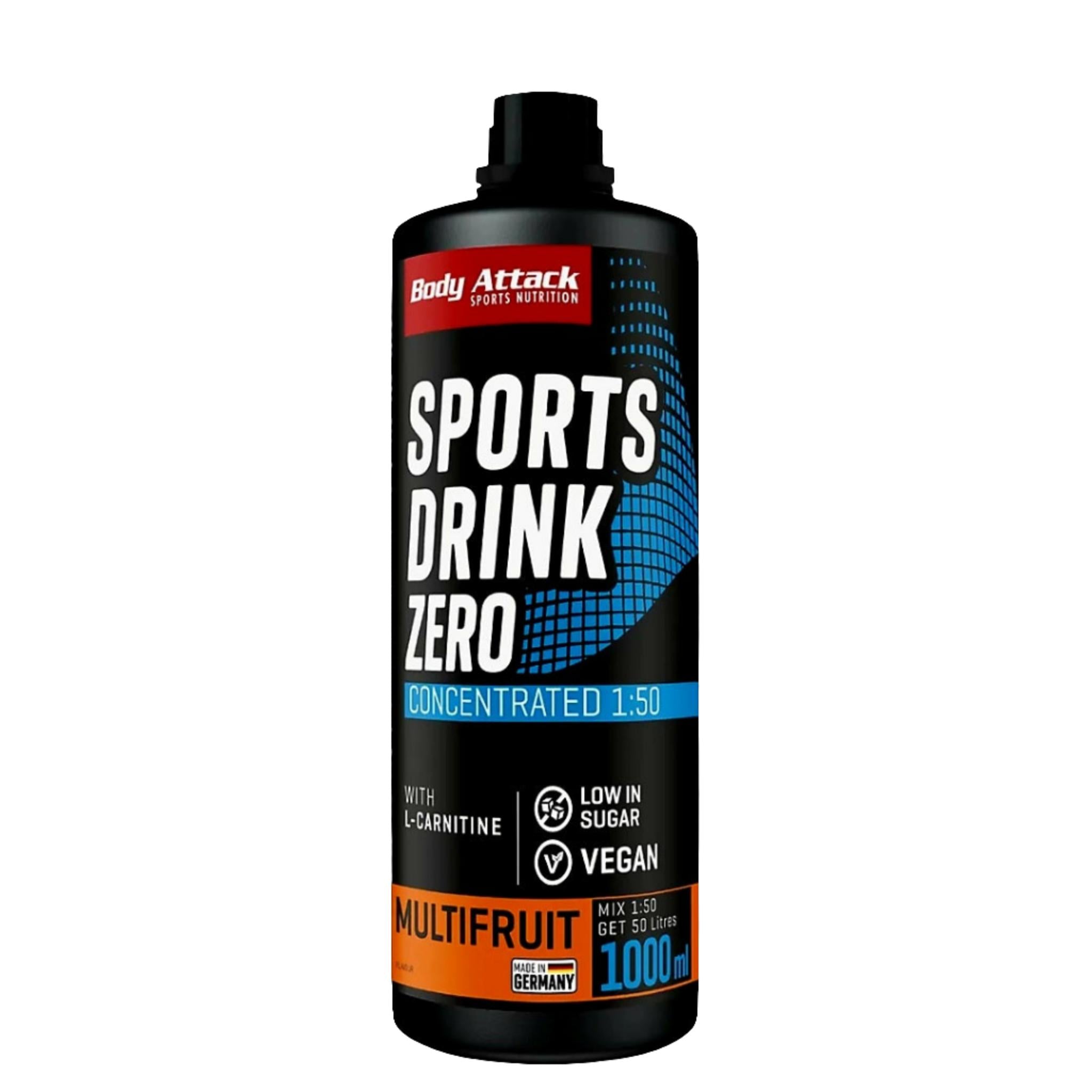 Body Attack Sports Drink Zero (1000ml)
