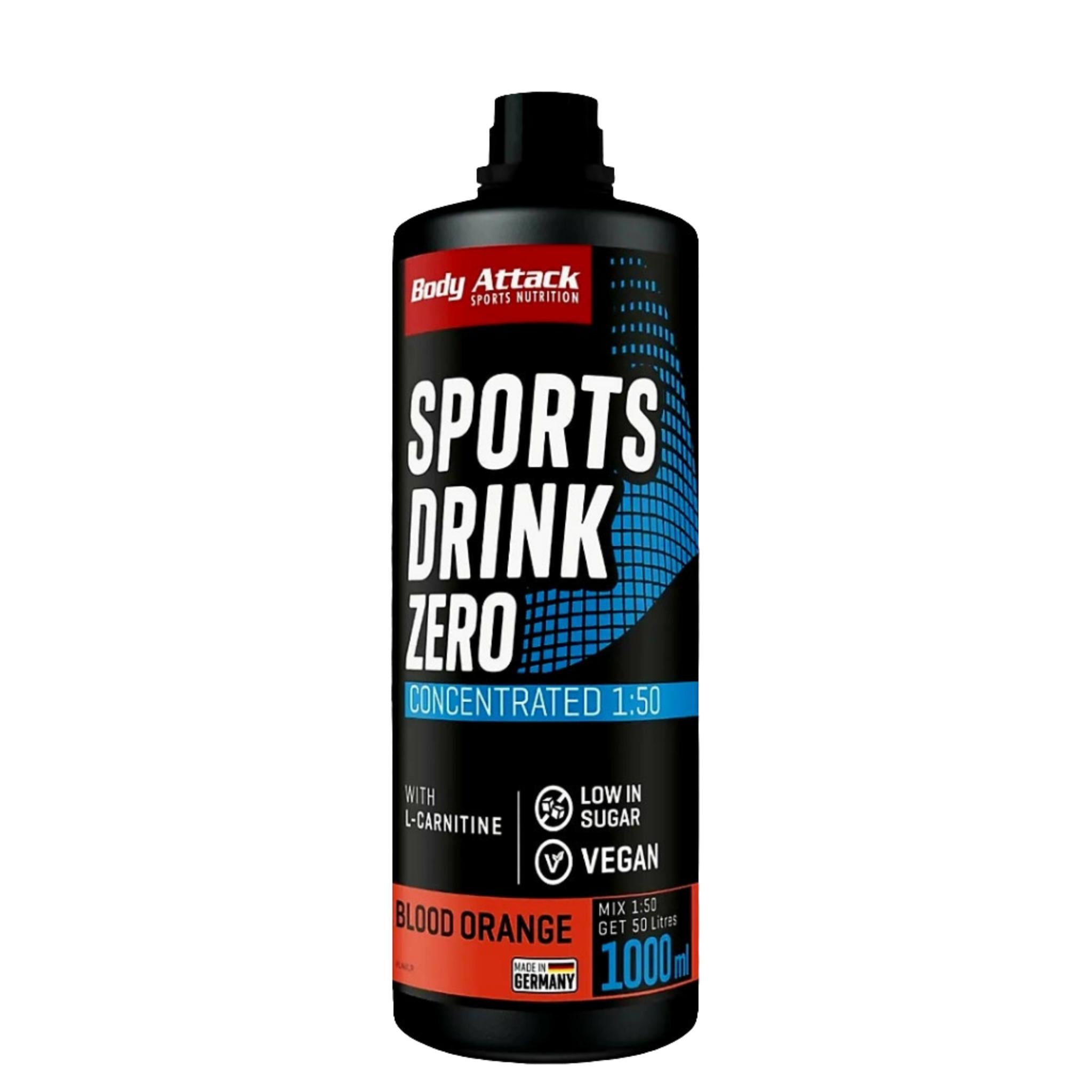 Body Attack Sports Drink Zero (1000ml)