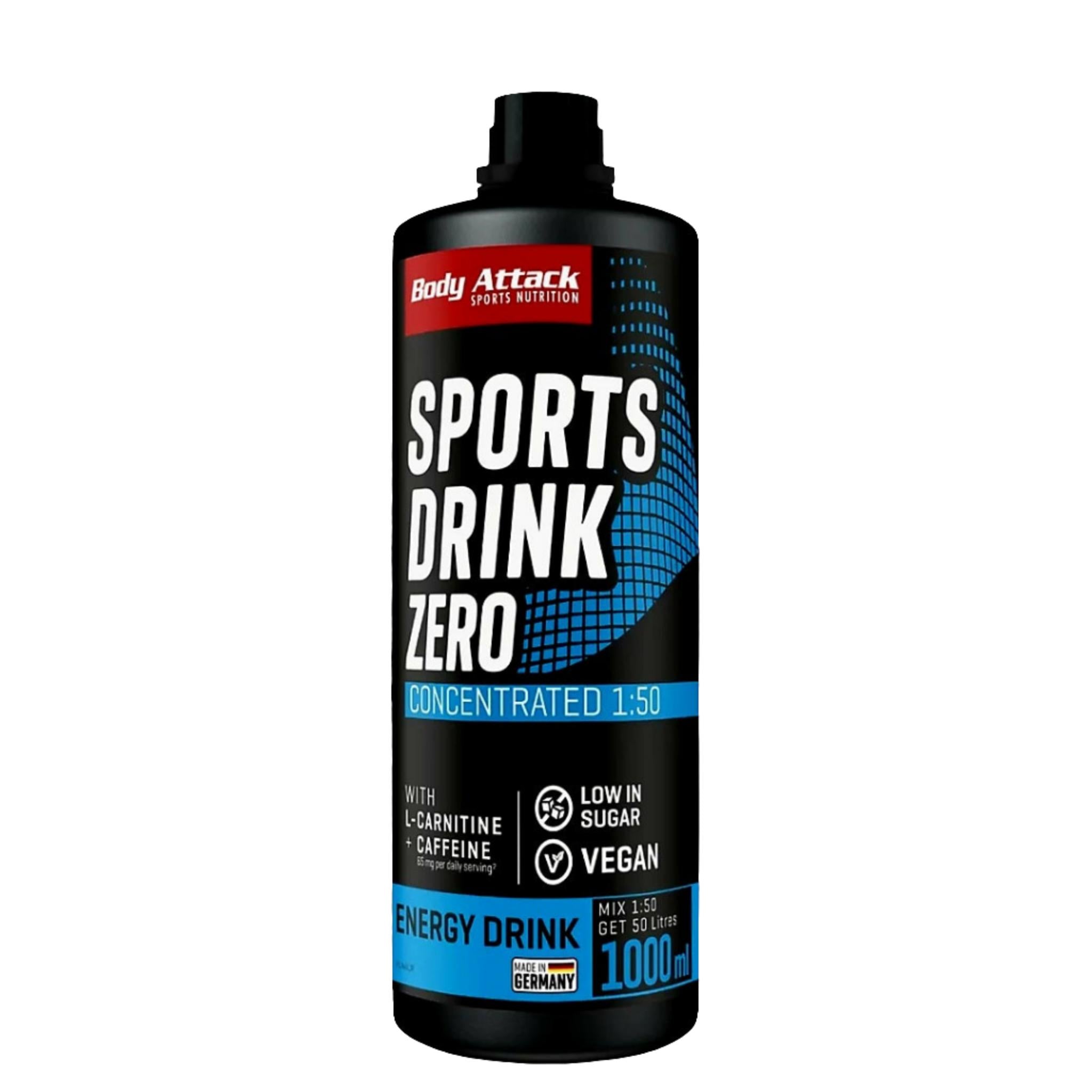 Body Attack Sports Drink Zero (1000ml)